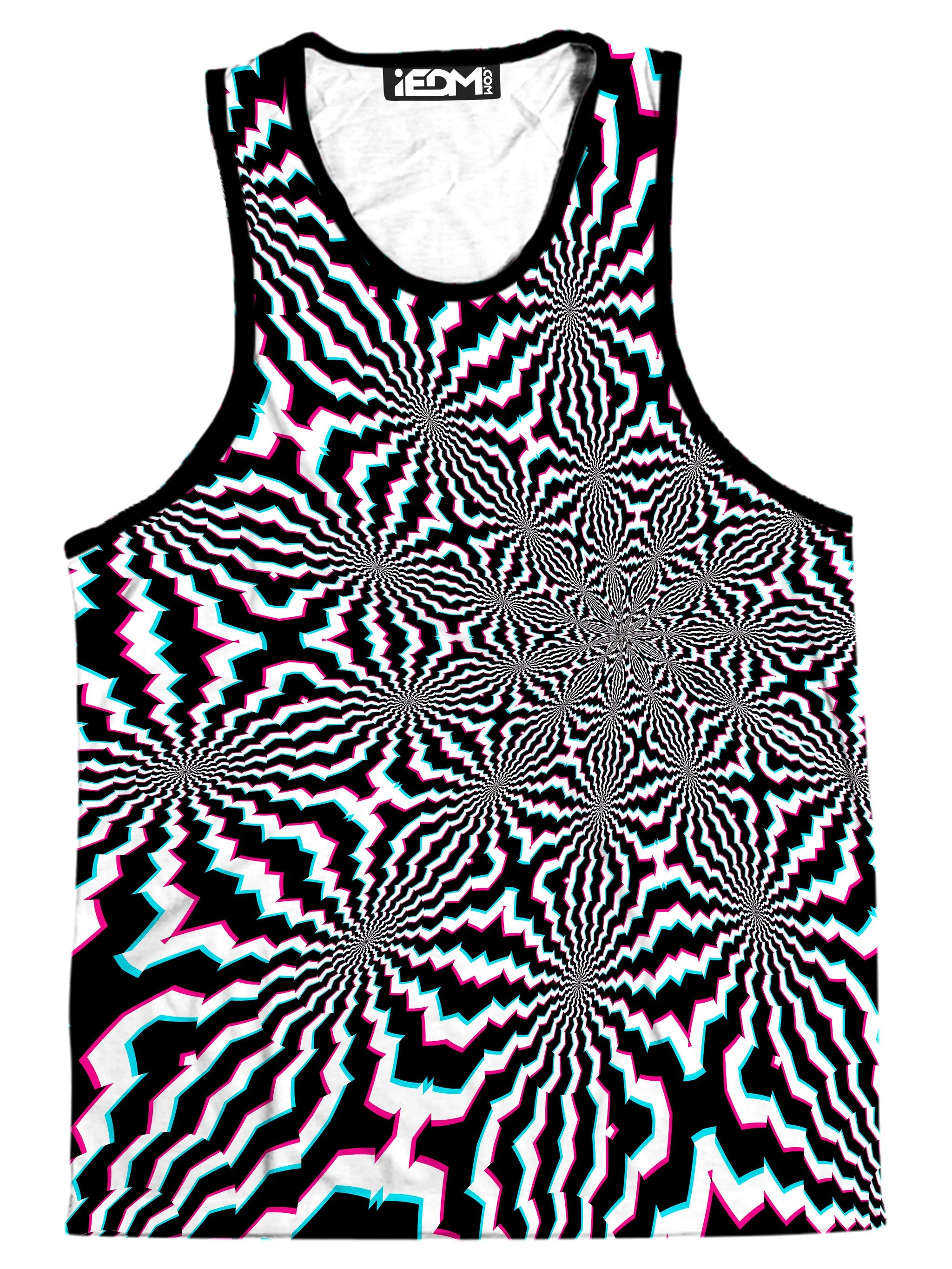 Fractal Ripples Men's Tank sold by iEDM