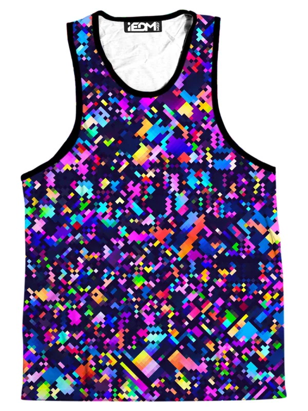 8-Bit Confetti Men's Tank sold by iEDM