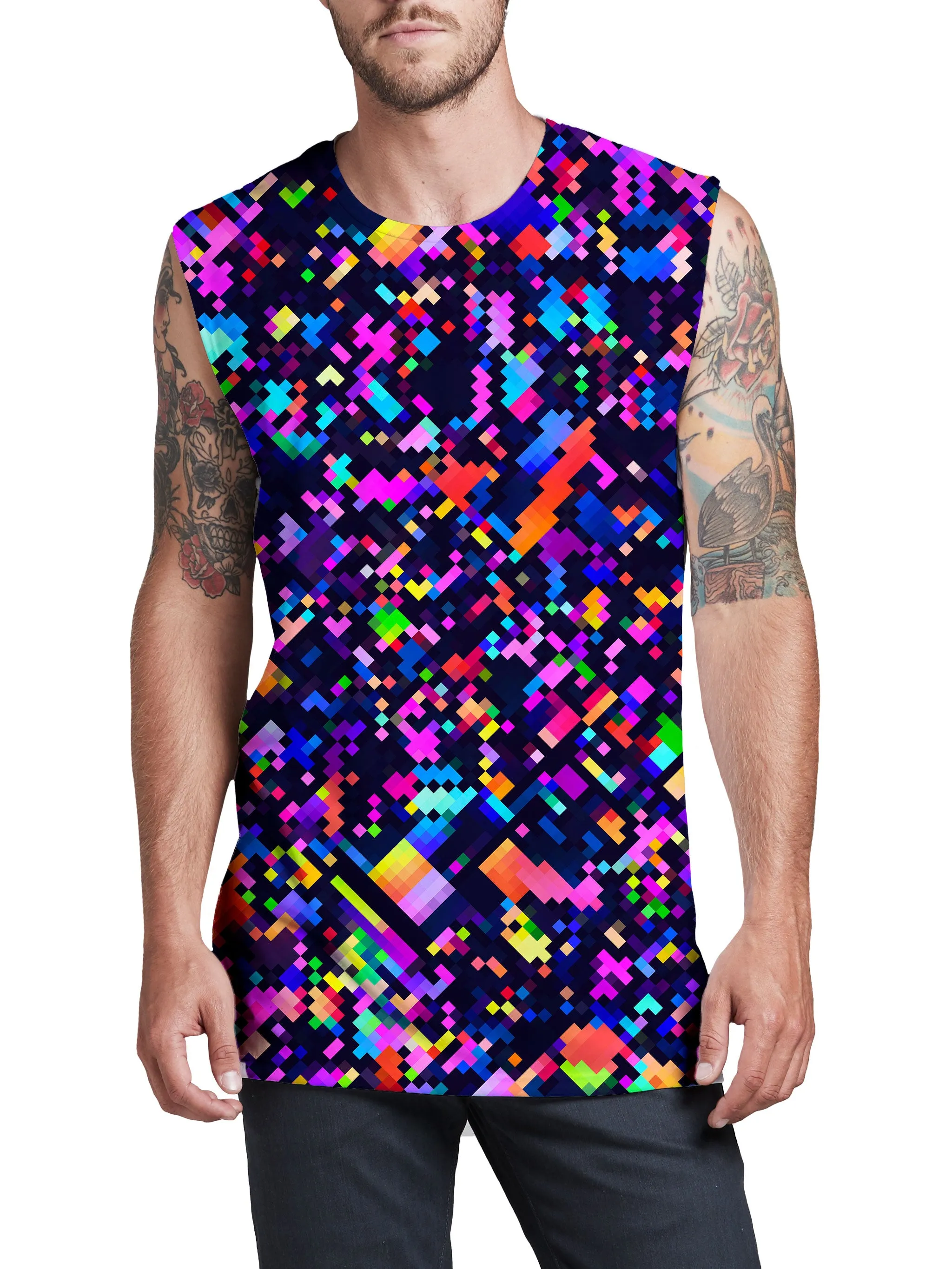 8-Bit Confetti Men's Muscle Tank sold by iEDM
