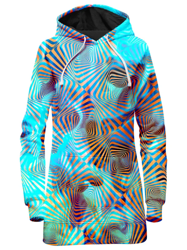 Aqua Plasma Hoodie Dress sold by iEDM