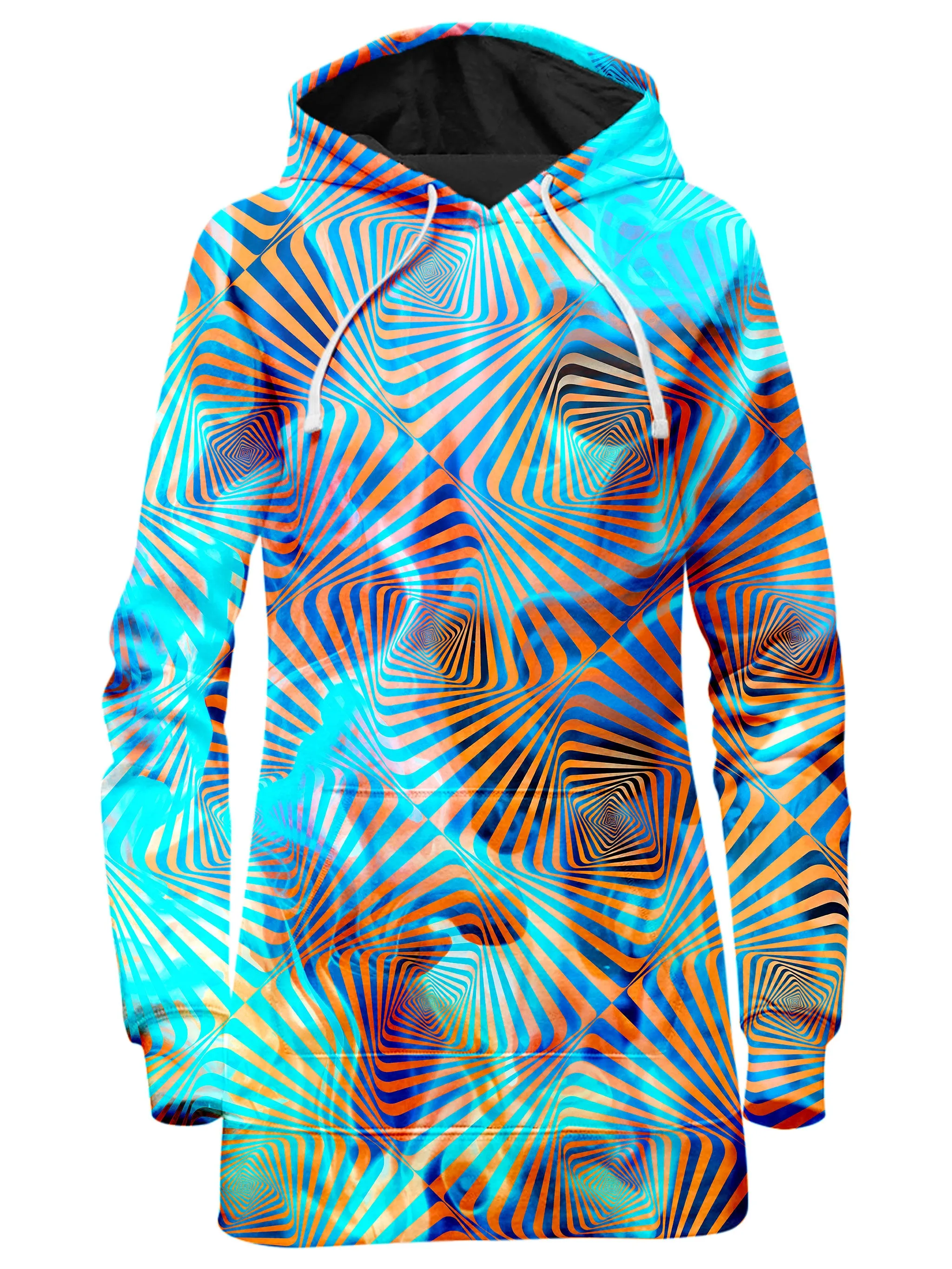 Aqua Plasma Hoodie Dress sold by iEDM