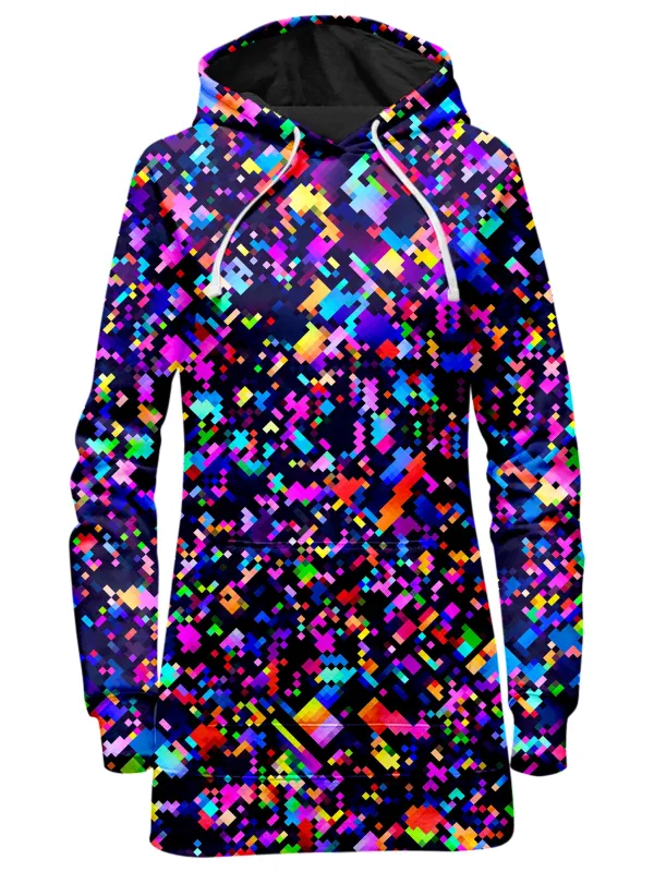 8-Bit Confetti Hoodie Dress sold by iEDM