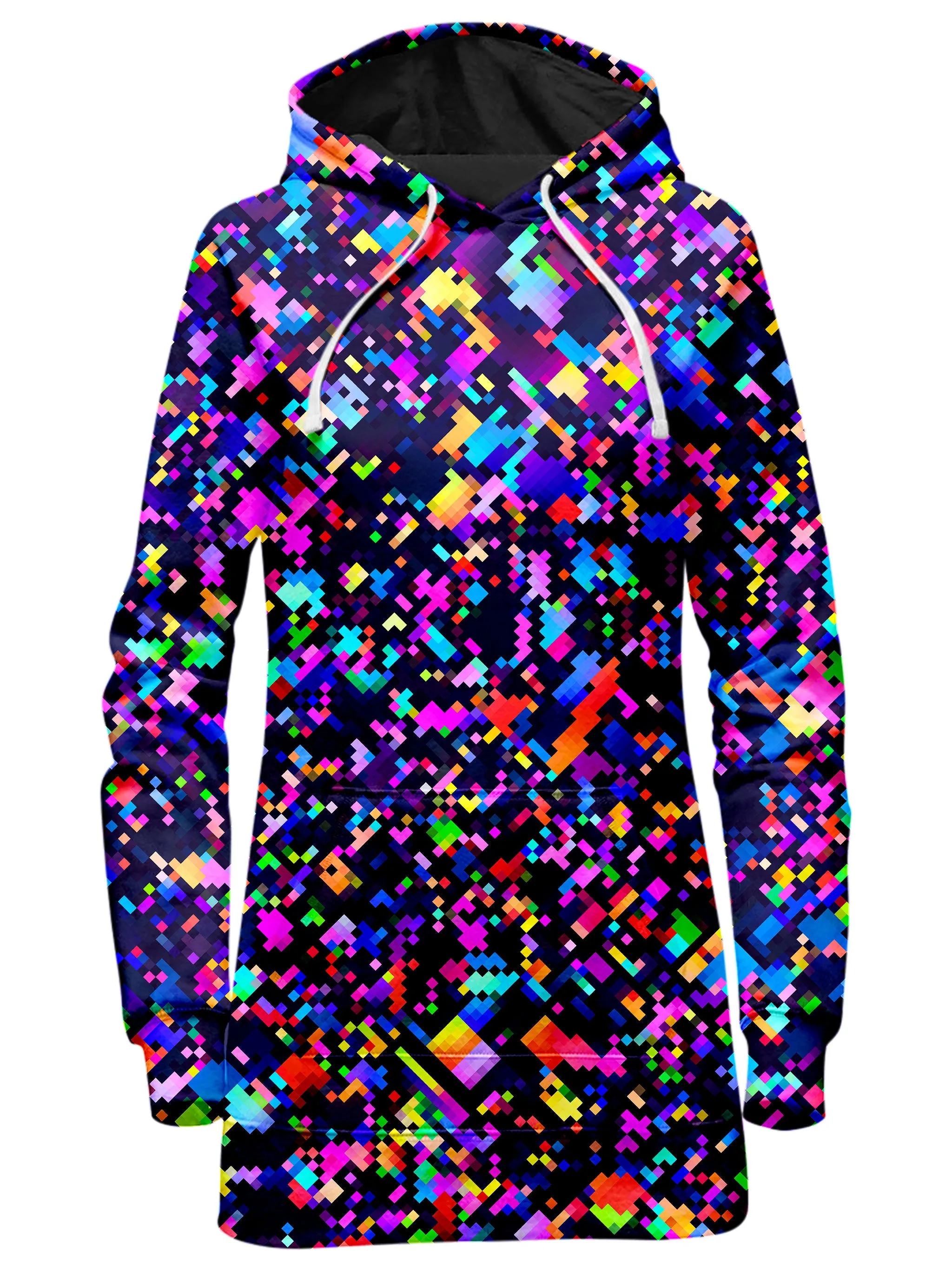 8-Bit Confetti Hoodie Dress sold by iEDM