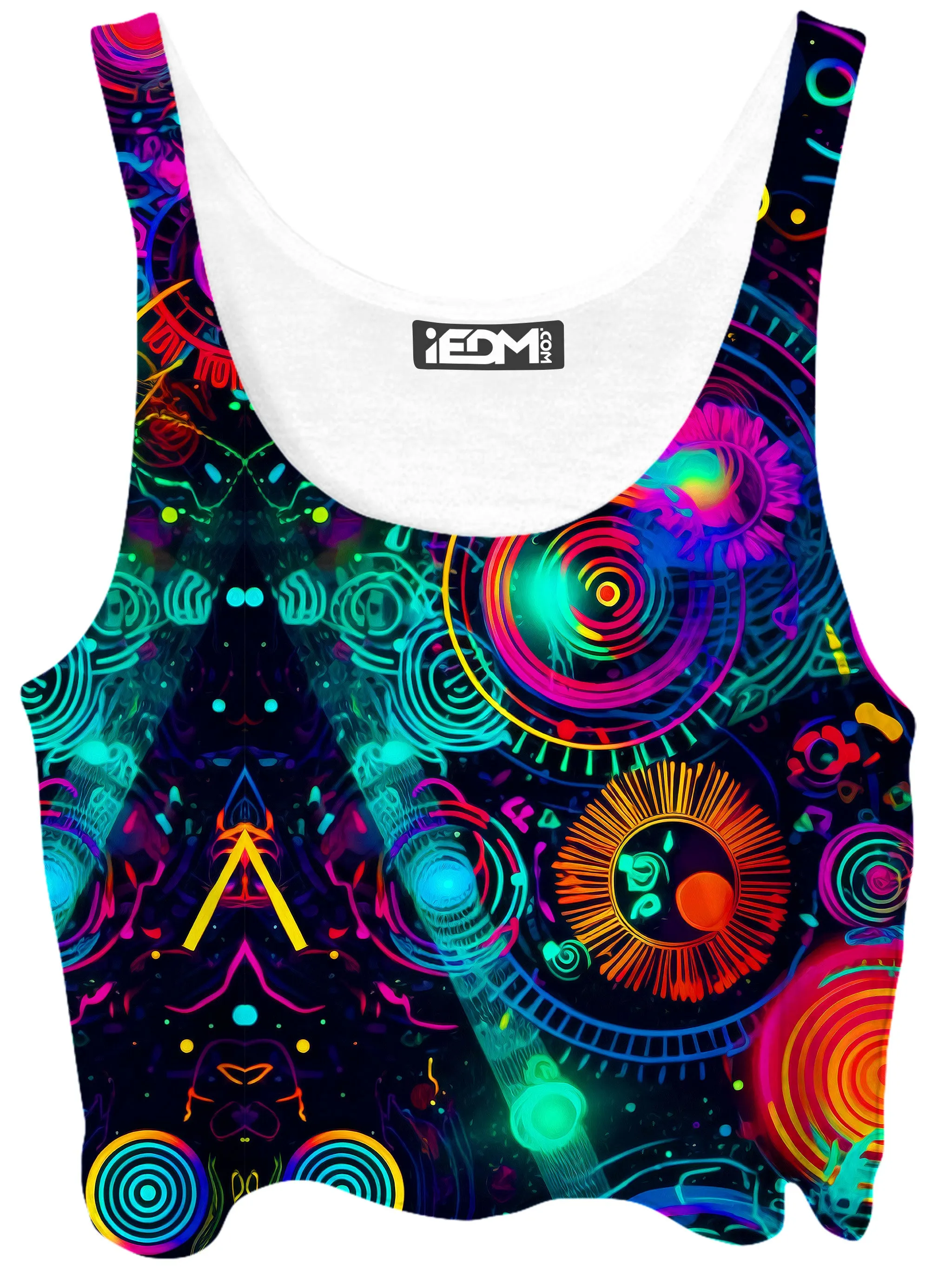 Retro Trip Crop Top and Booty Shorts Combo sold by iEDM product image thumbnail 2