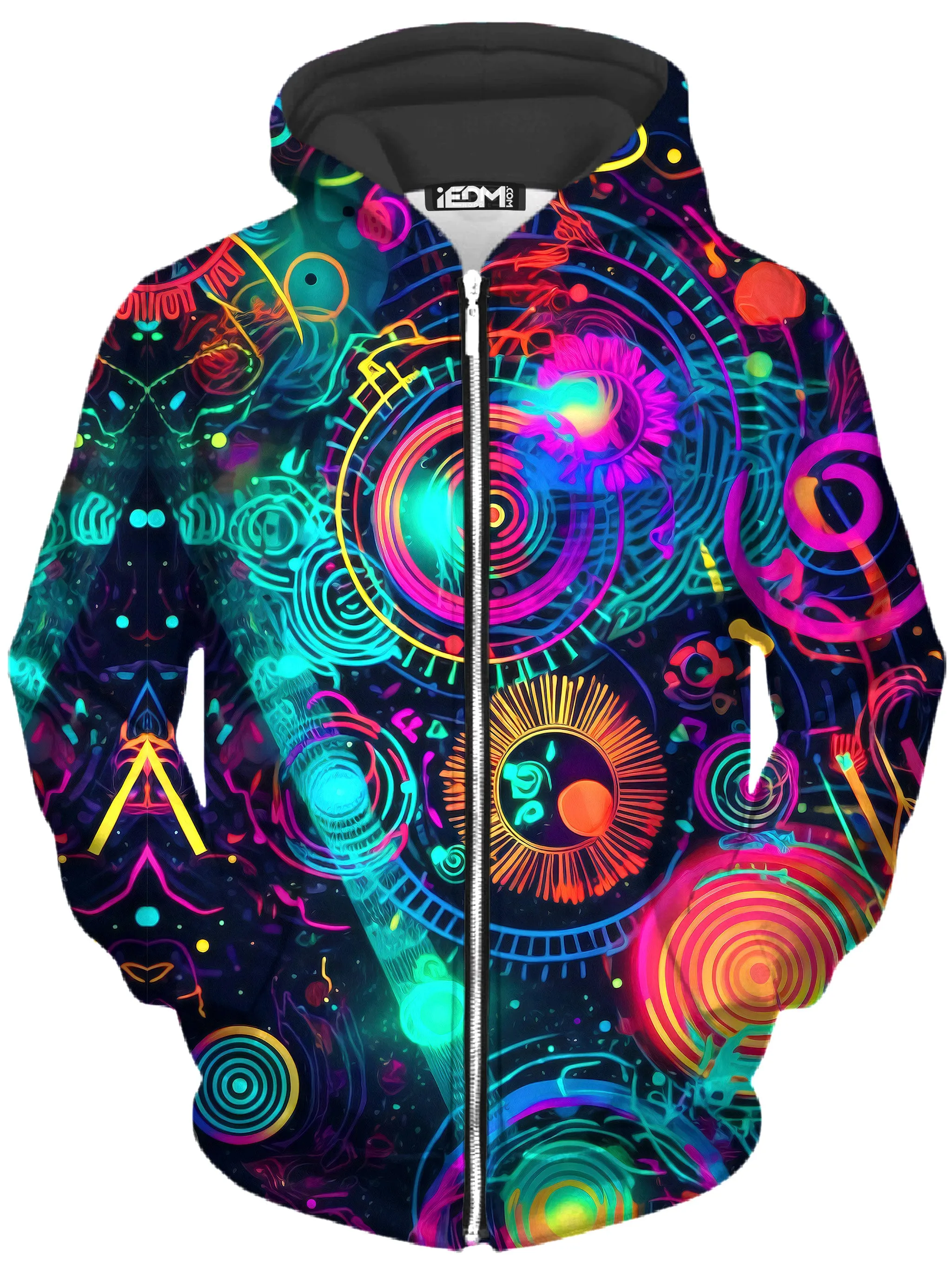 Retro Trip Zip-Up Hoodie and Leggings Combo sold by iEDM product image thumbnail 2