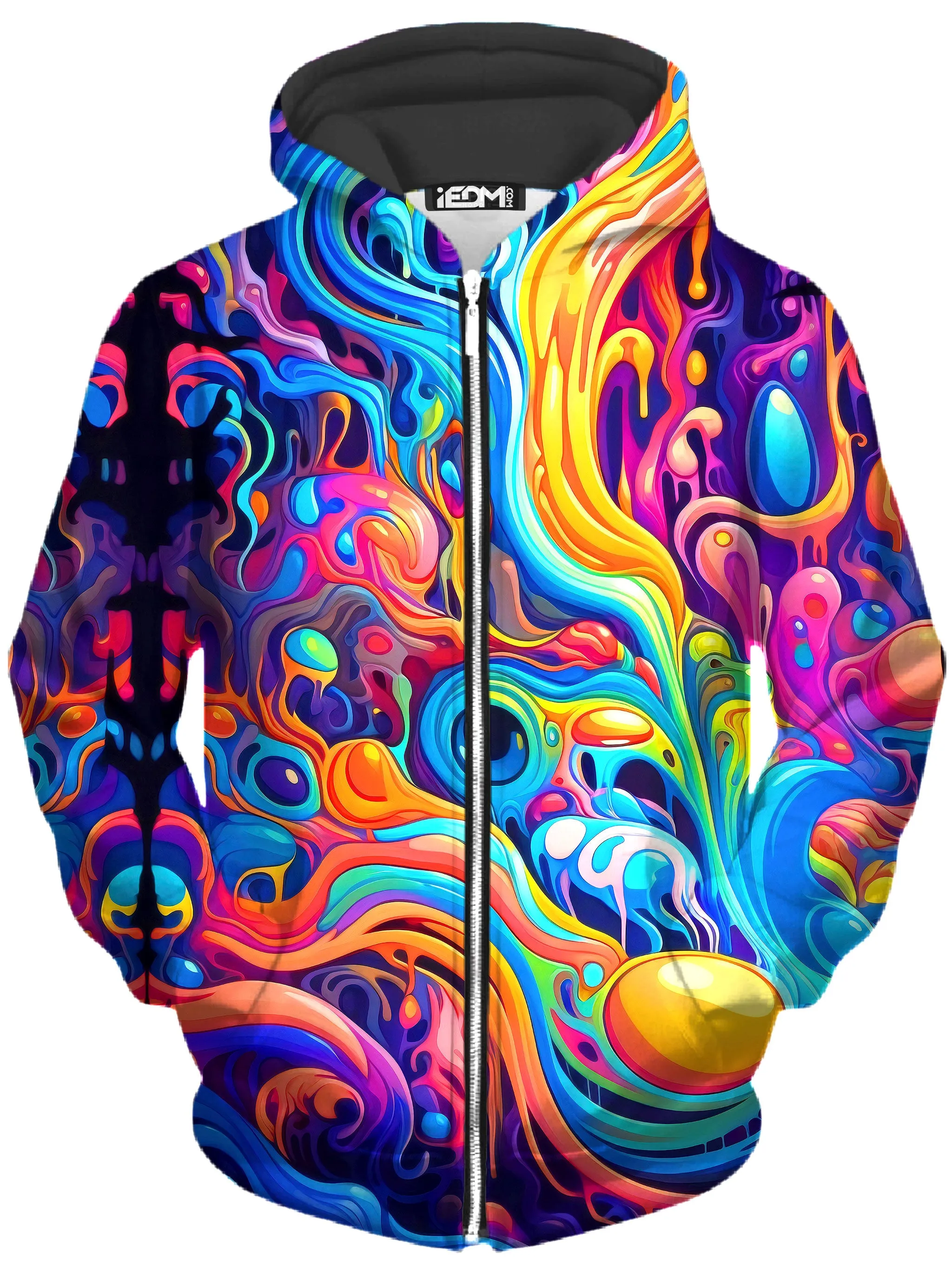 Kandi Swirl Zip-Up Hoodie and Leggings Combo sold by iEDM product image thumbnail 2