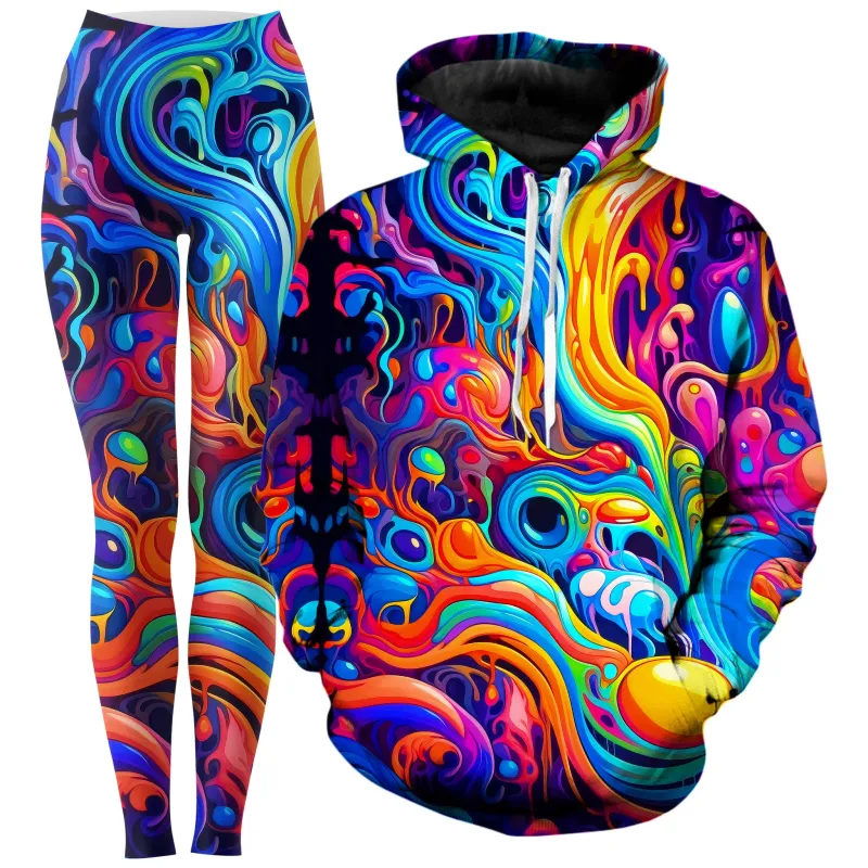 Kandi Swirl Hoodie and Leggings Combo sold by iEDM