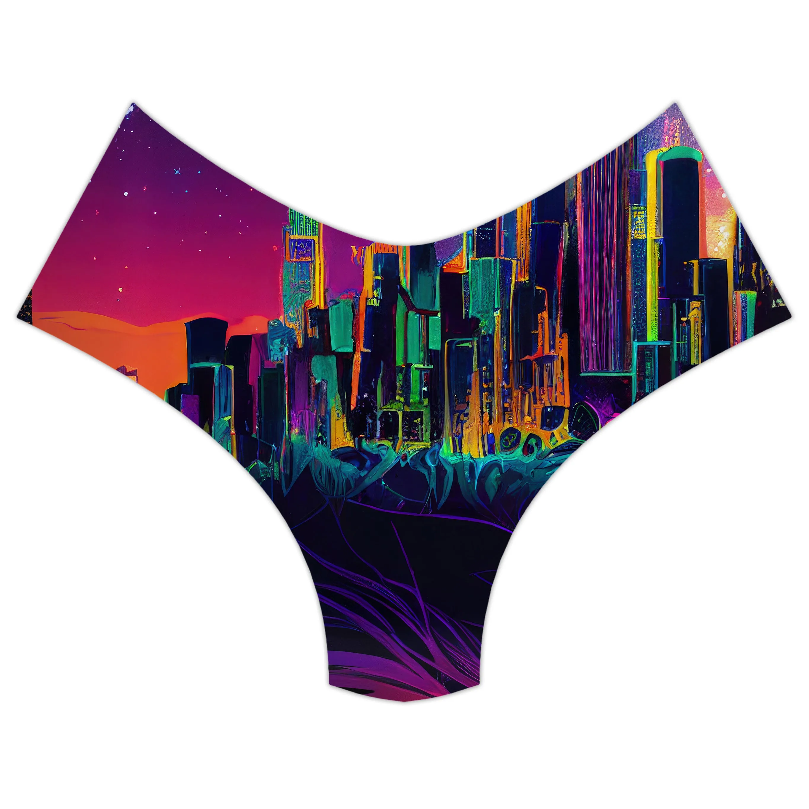 Back to Reality Crop Top and Booty Shorts Combo sold by iEDM product image thumbnail 3