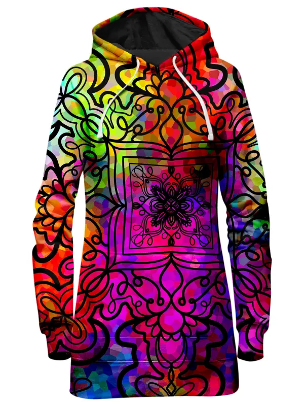 Ornate on Plasma Hoodie Dress sold by iEDM