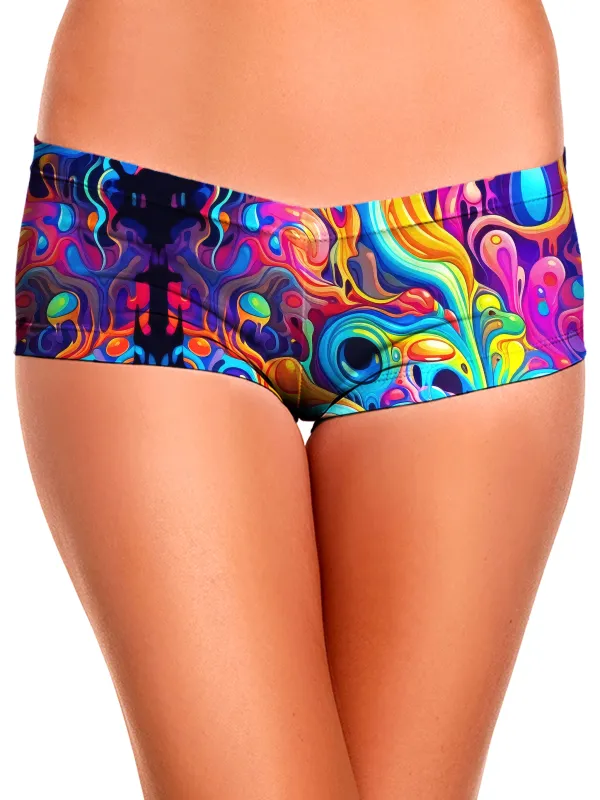 Kandi Swirl Booty Shorts sold by iEDM