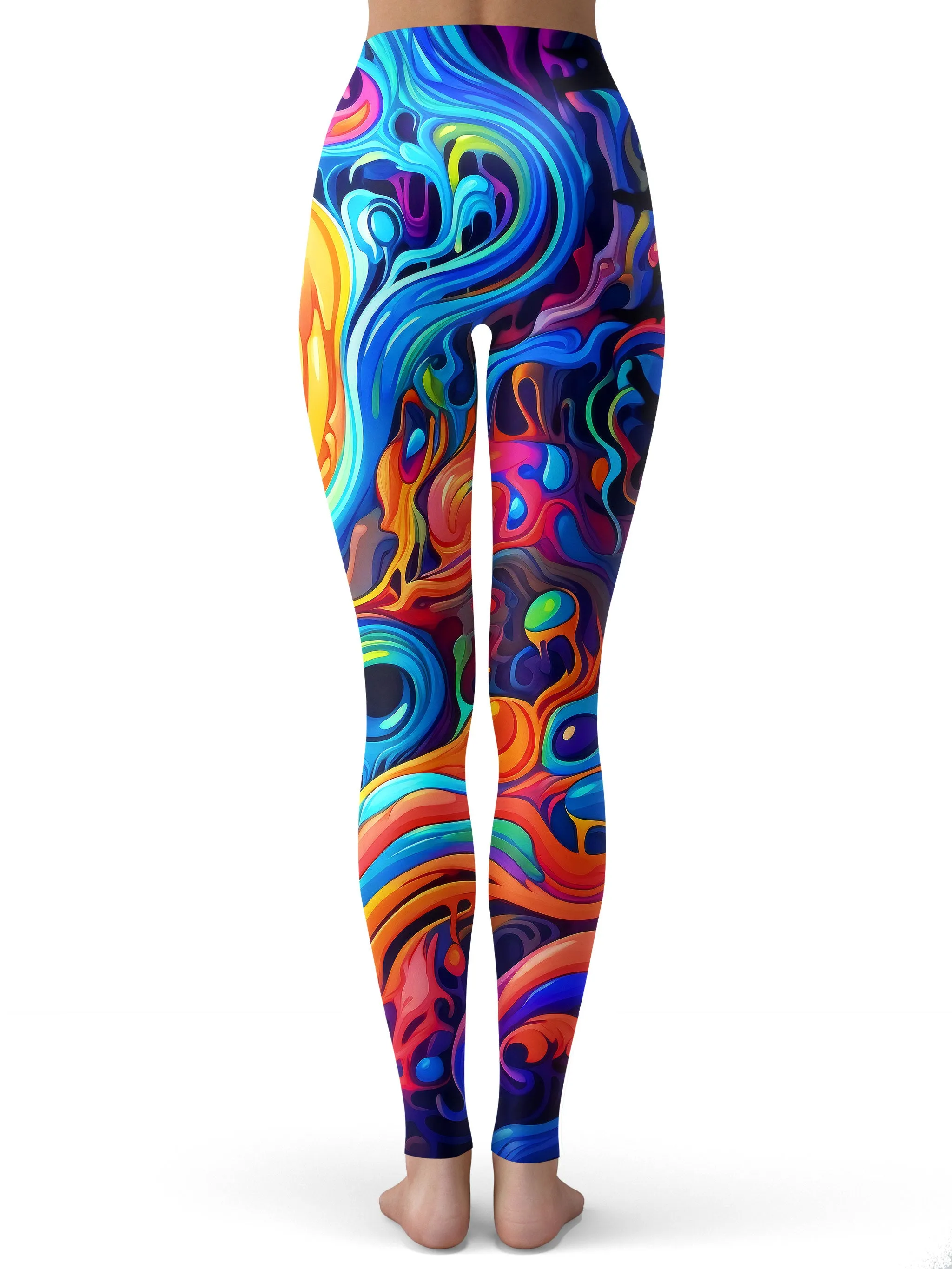 Kandi Swirl Leggings sold by iEDM product image thumbnail 3