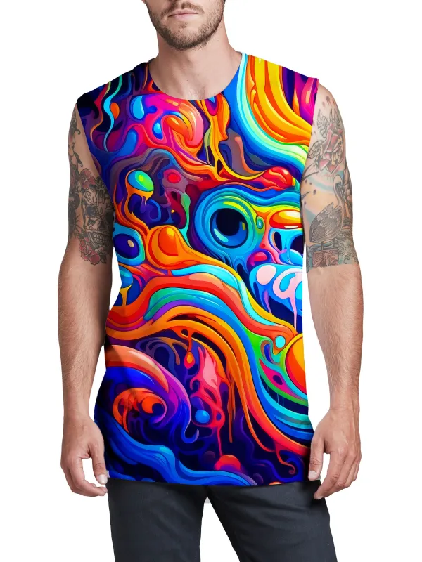 Kandi Swirl Men's Muscle Tank sold by iEDM