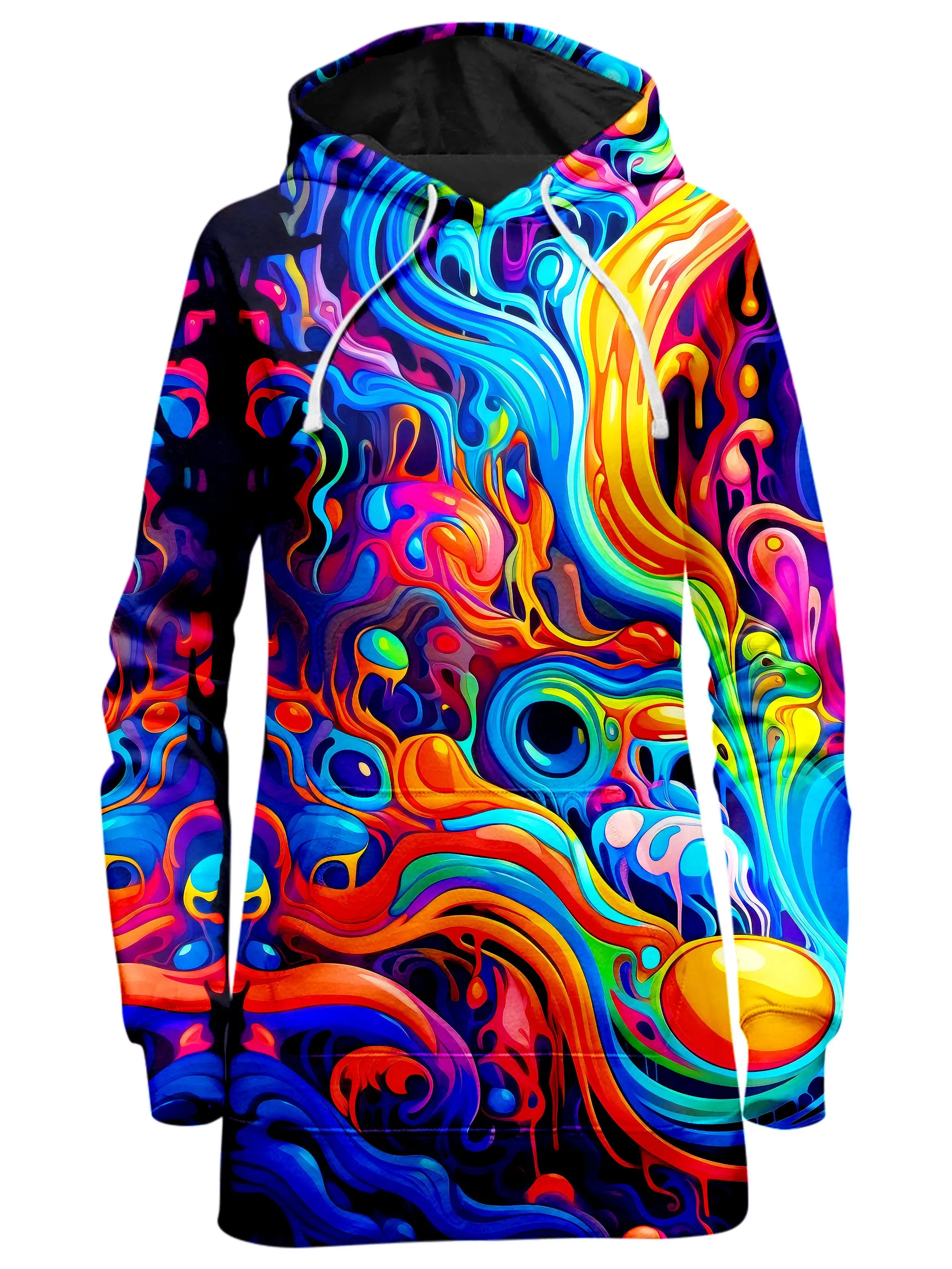 Kandi Swirl Hoodie Dress sold by iEDM