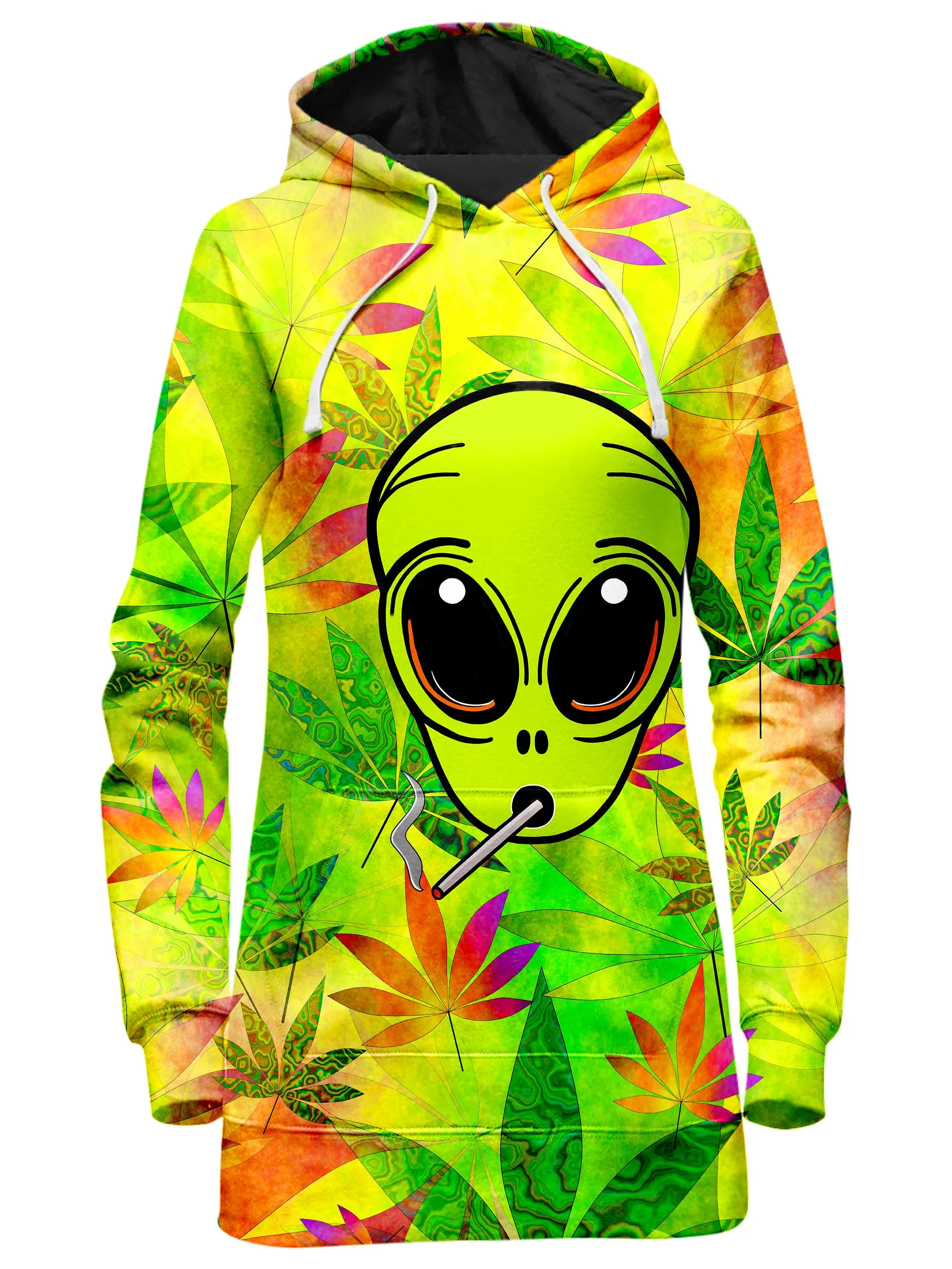 Alien Weed Hoodie Dress sold by iEDM
