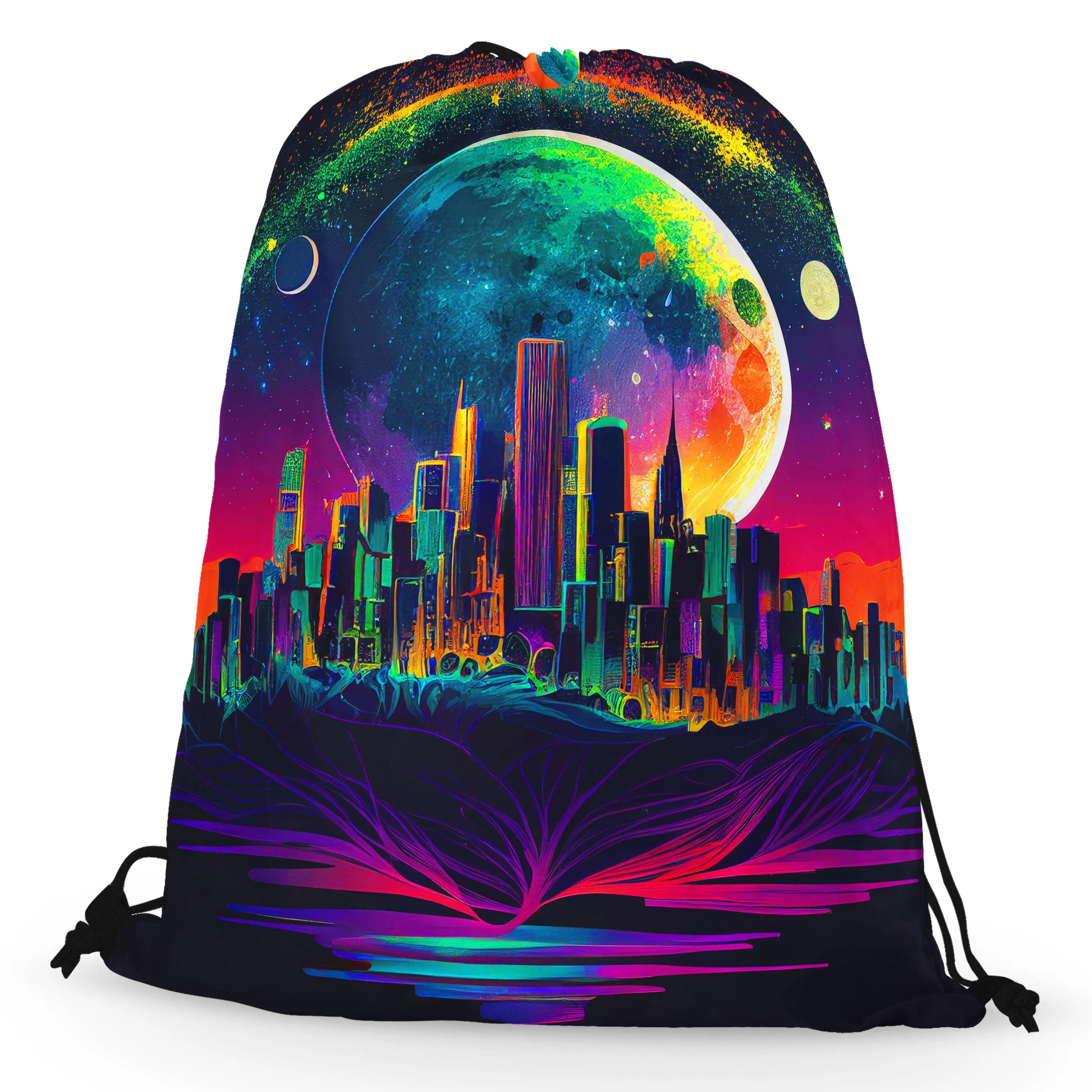 Back to Reality Drawstring Bag sold by iEDM product image thumbnail 2