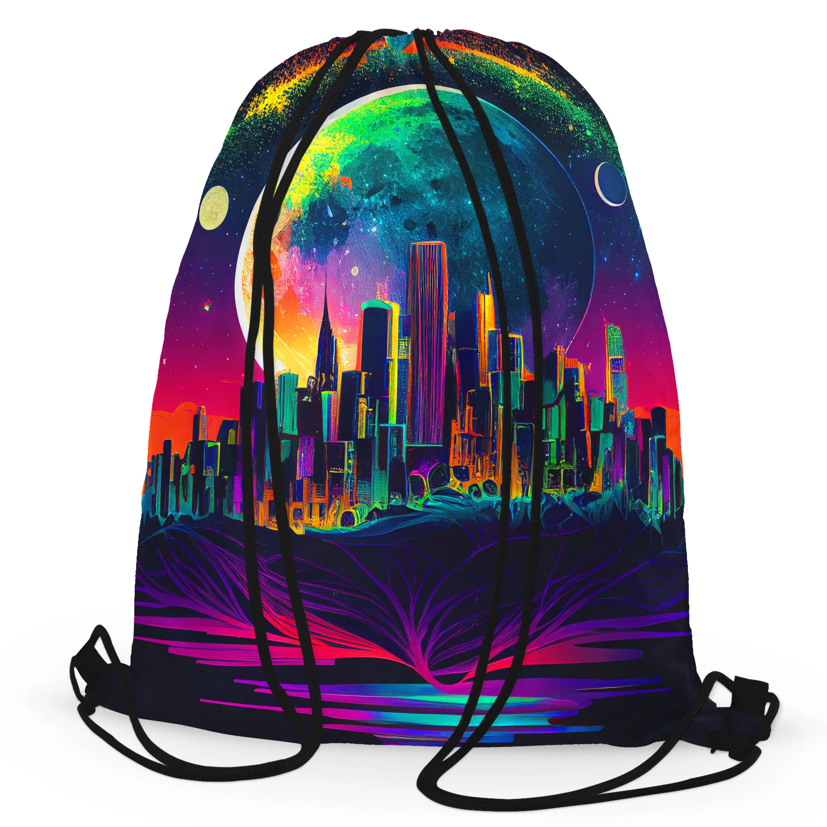 Back to Reality Drawstring Bag sold by iEDM product image thumbnail 3