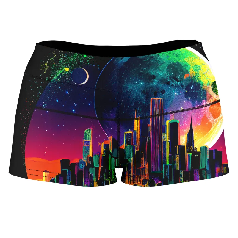 Back to Reality High-Waisted Women's Shorts sold by iEDM