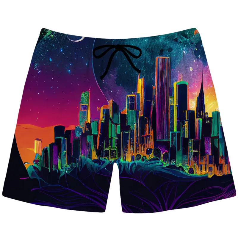 Back to Reality Swim Trunks sold by iEDM