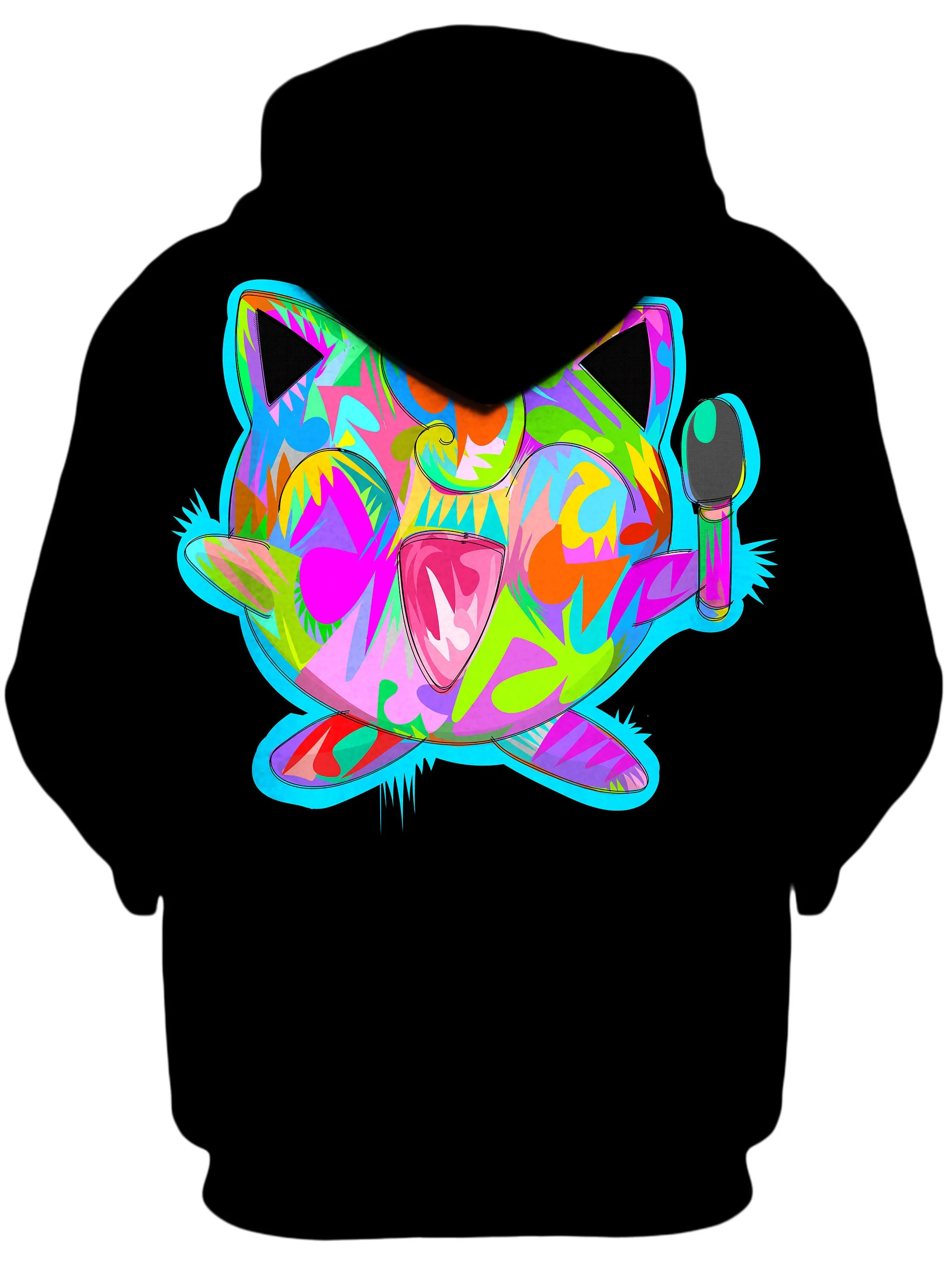 Jiggly Black Unisex Hoodie sold by iEDM product image thumbnail 2