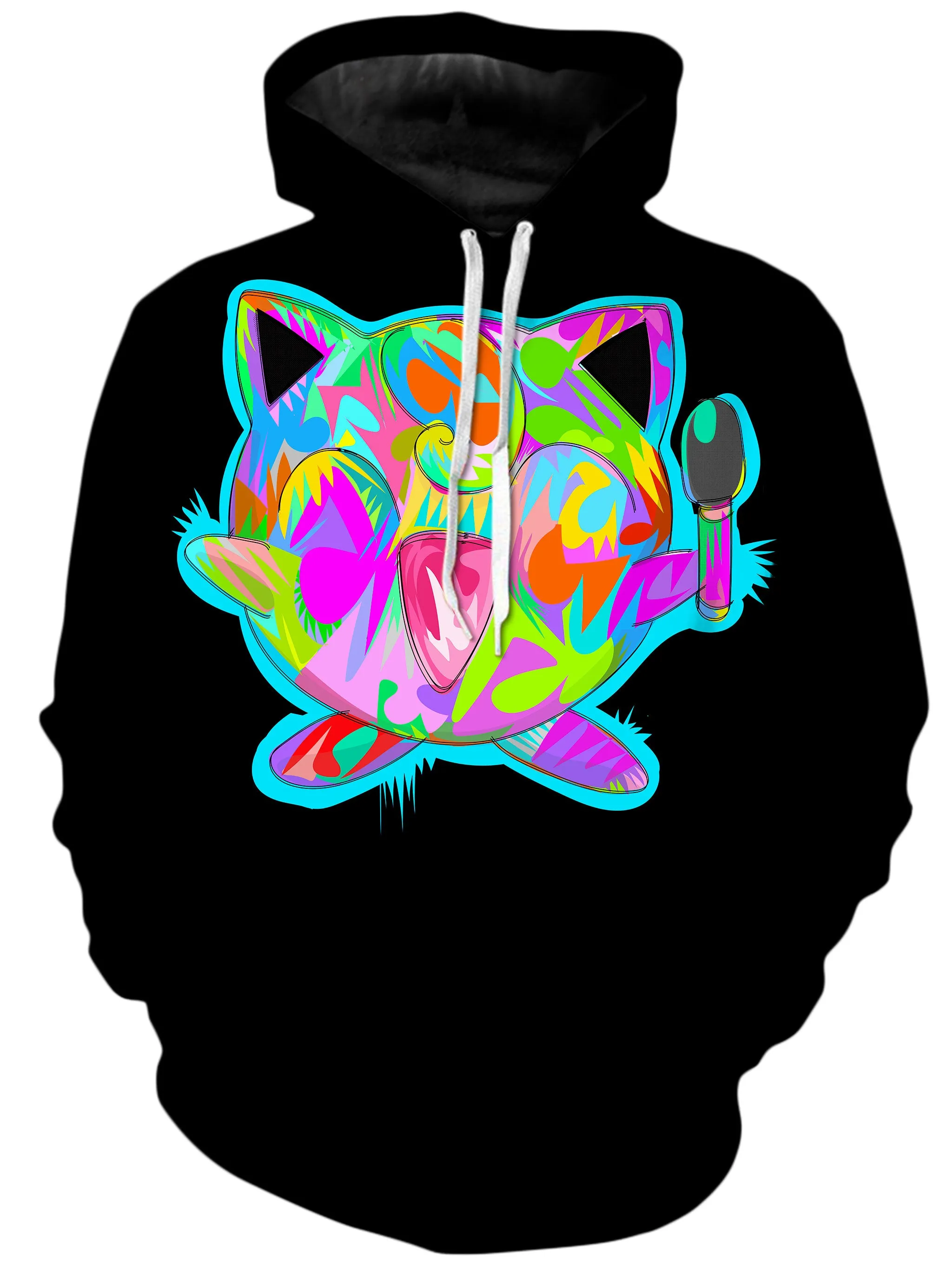 Jiggly Black Unisex Hoodie sold by iEDM
