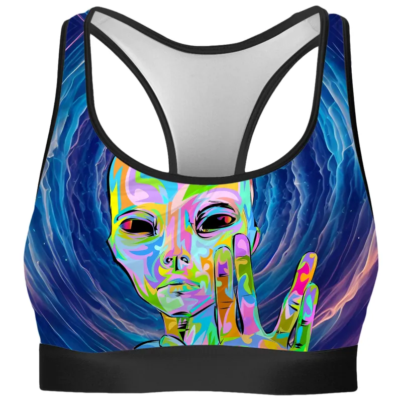 I Come in Peace Rave Bra sold by iEDM