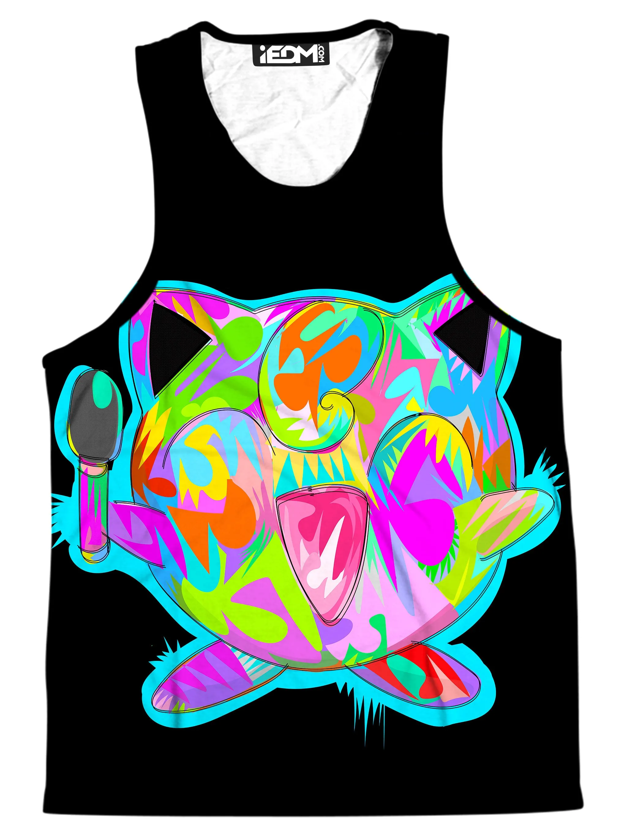 Jiggly Black Men's Tank sold by iEDM