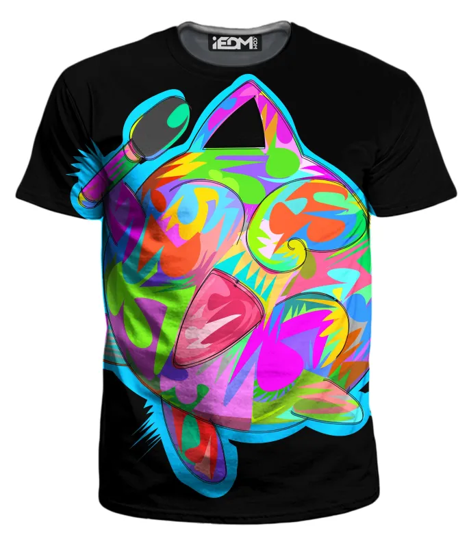 Jiggly Black Men's T-Shirt sold by iEDM