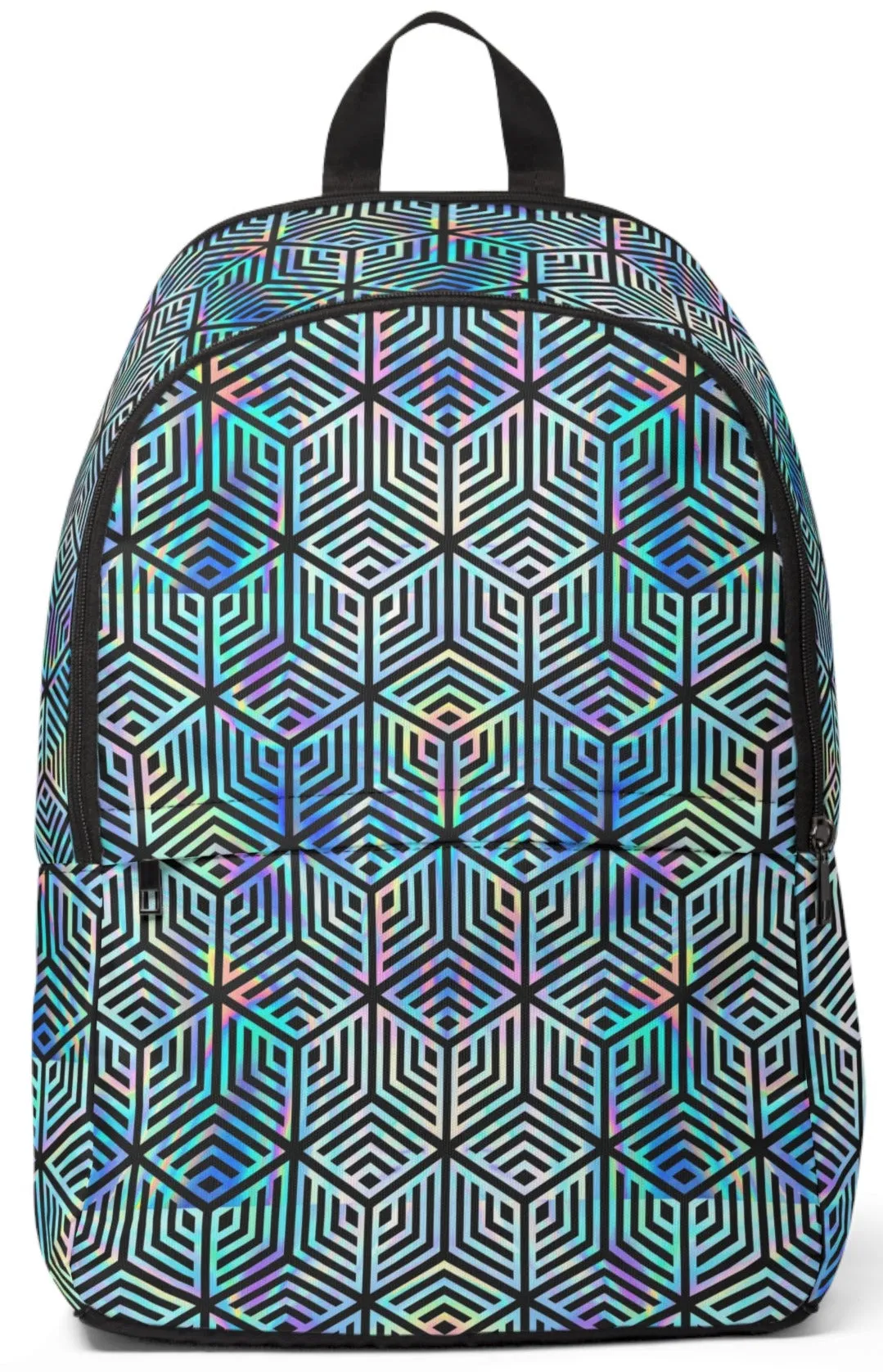 Holographic Hexagon Backpack sold by iEDM