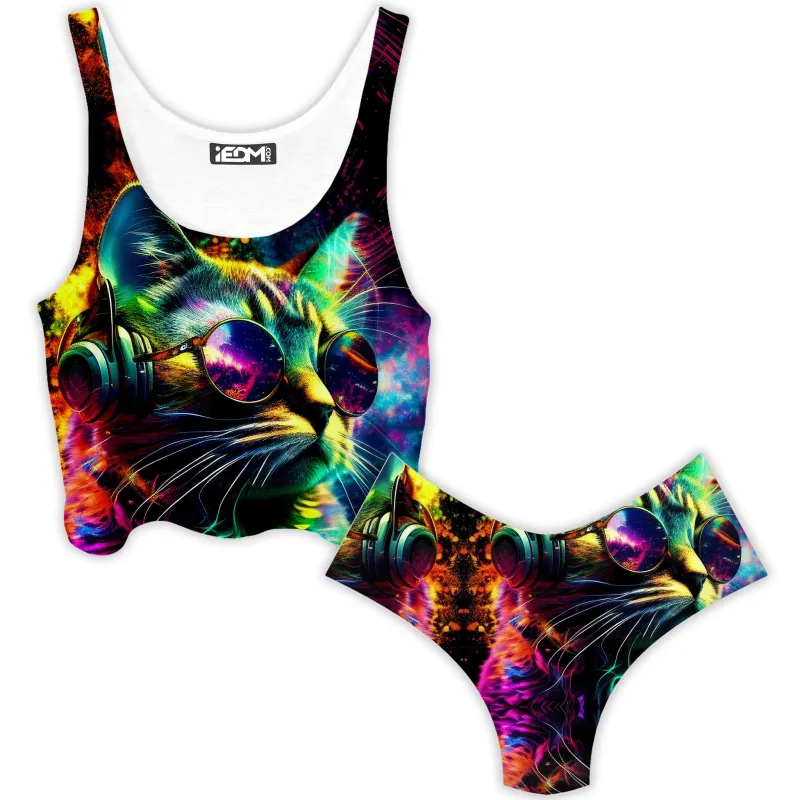 Enjoy the Views Crop Top and Booty Shorts Combo sold by iEDM