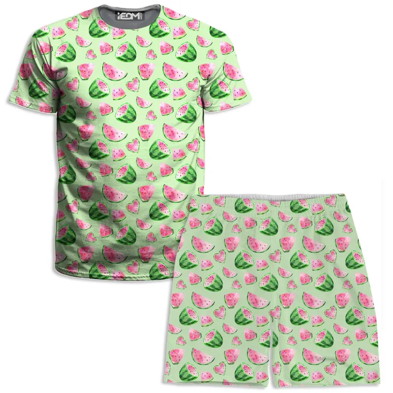 Watermelon Pattern T-Shirt and Shorts Combo sold by iEDM