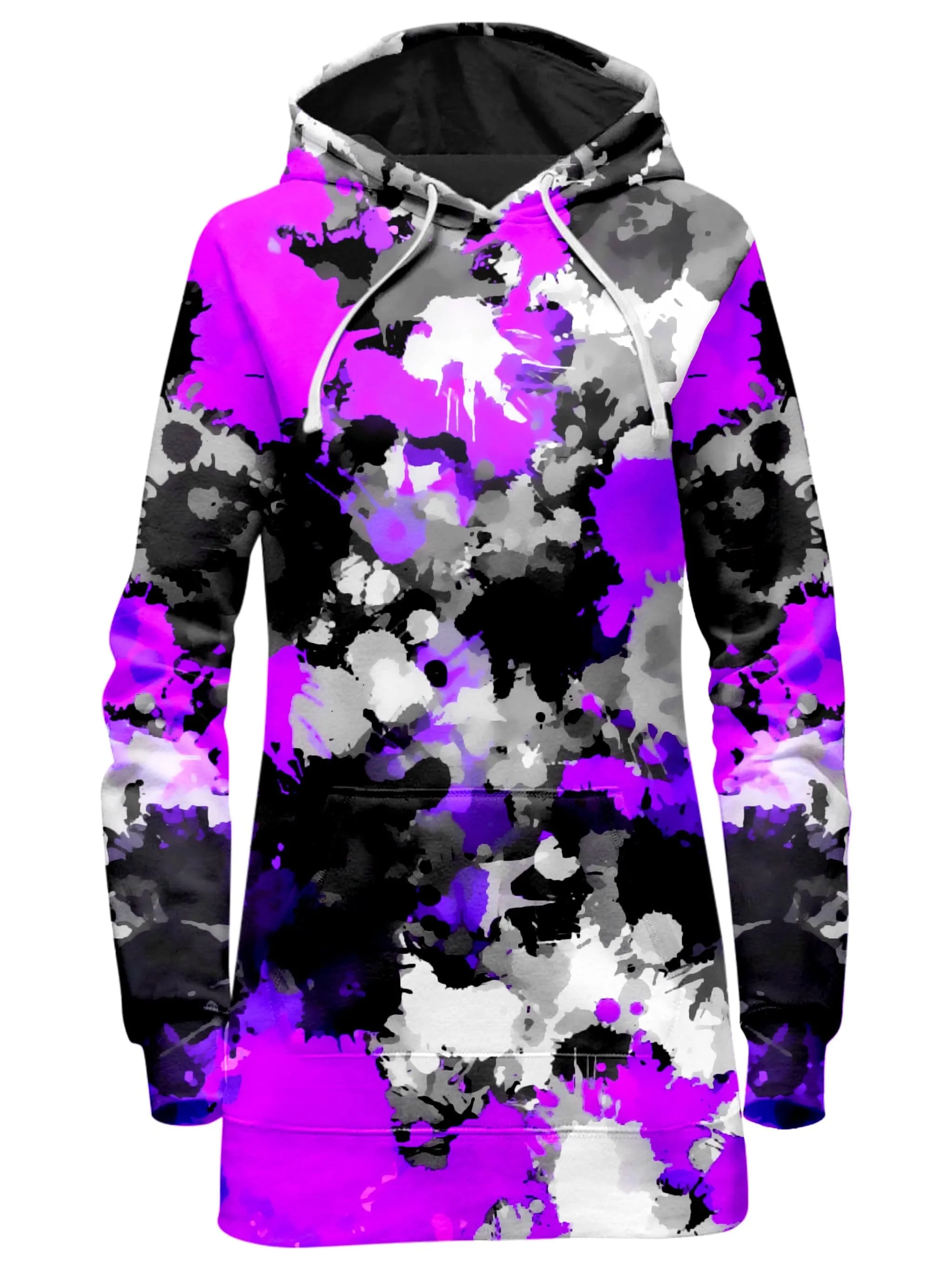 Purple Drip Hoodie Dress and Leggings Combo sold by iEDM product image thumbnail 2