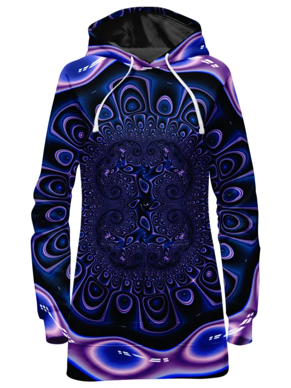 Vivid Warp Hoodie Dress sold by iEDM