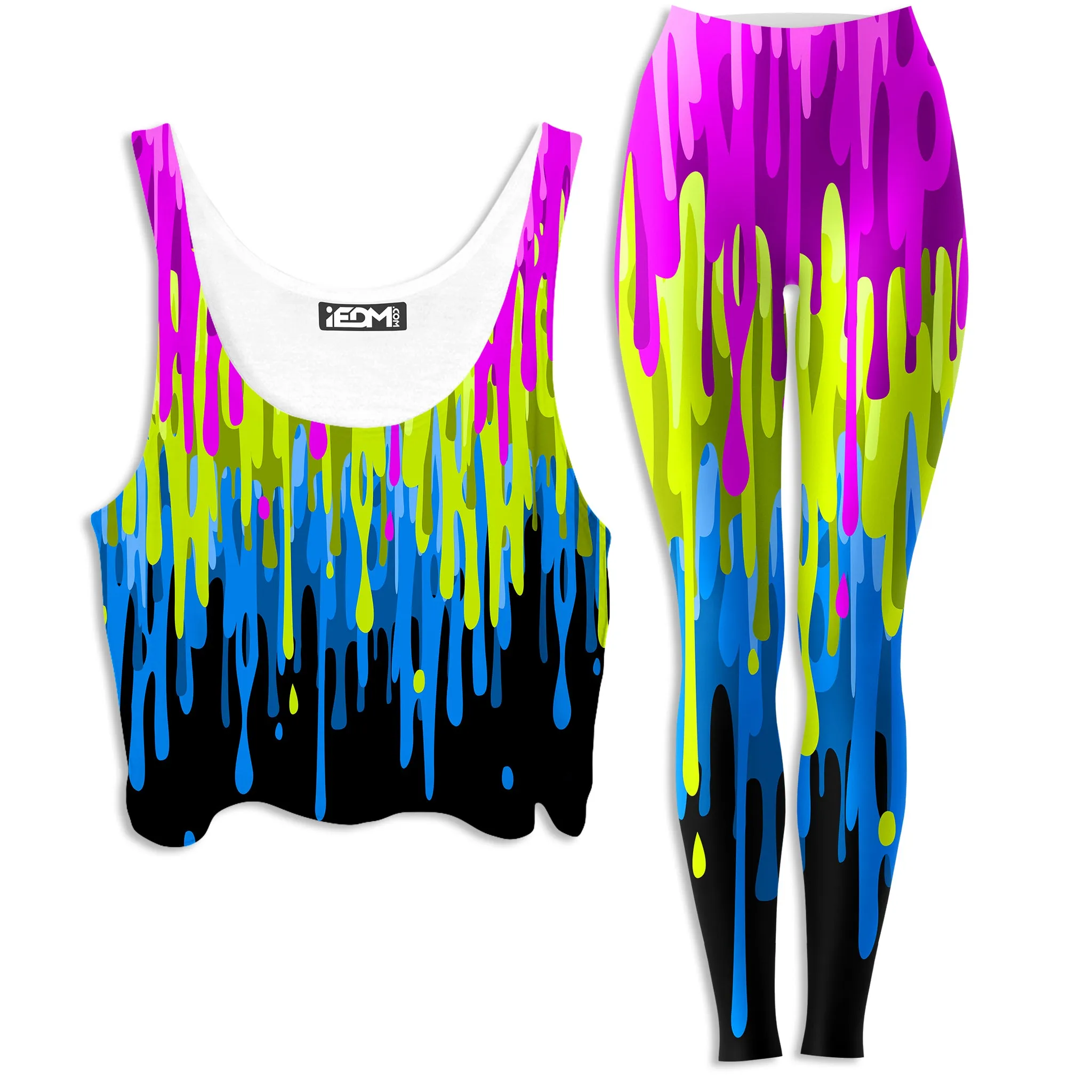 Drip Crop Top and Leggings Combo sold by iEDM