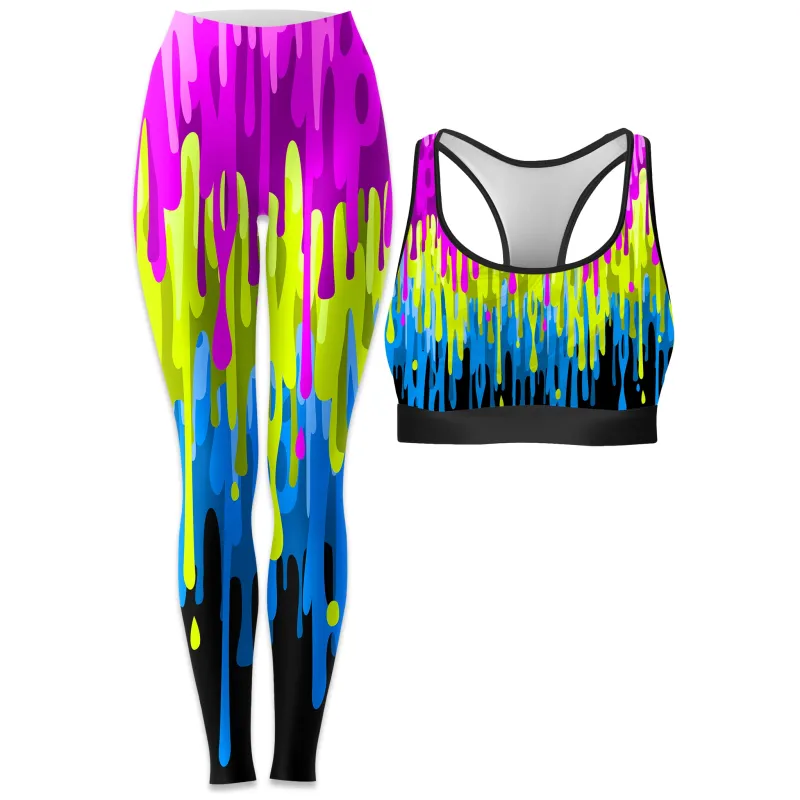 Drip Rave Bra and Leggings Combo sold by iEDM