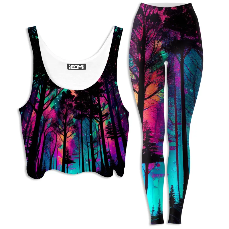 Psilo Woods Crop Top and Leggings Combo sold by iEDM