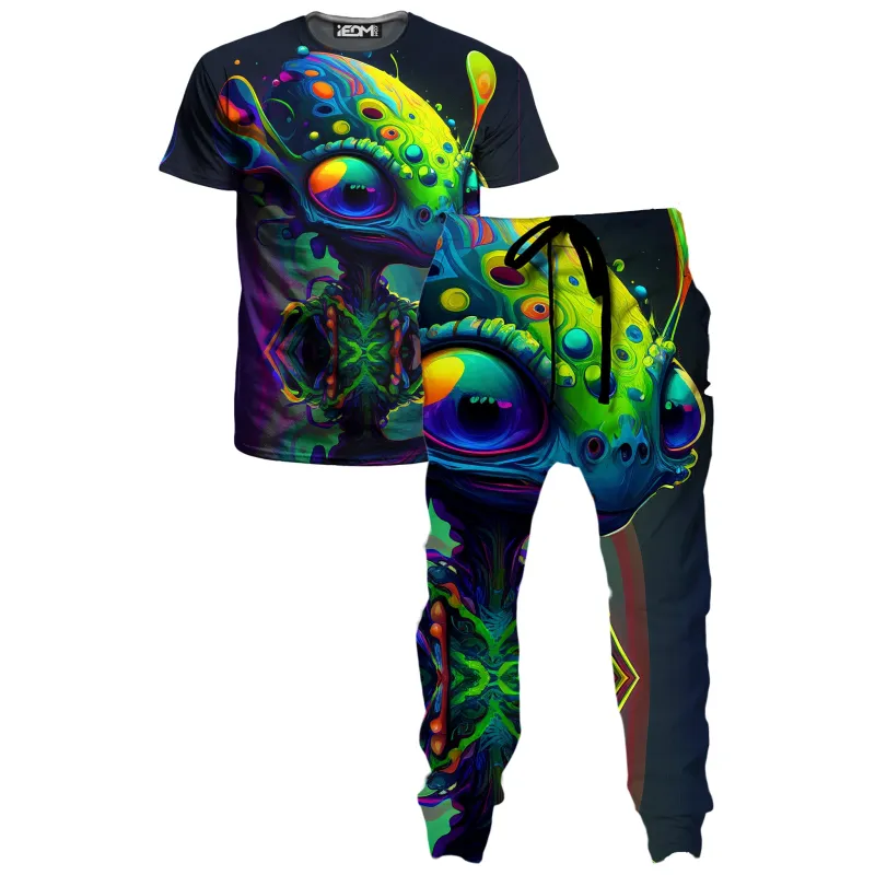 Friendly Visitors T-Shirt and Joggers Combo sold by iEDM