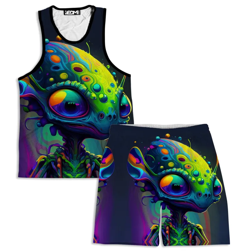 Friendly Visitors Men's Tank and Shorts Combo sold by iEDM