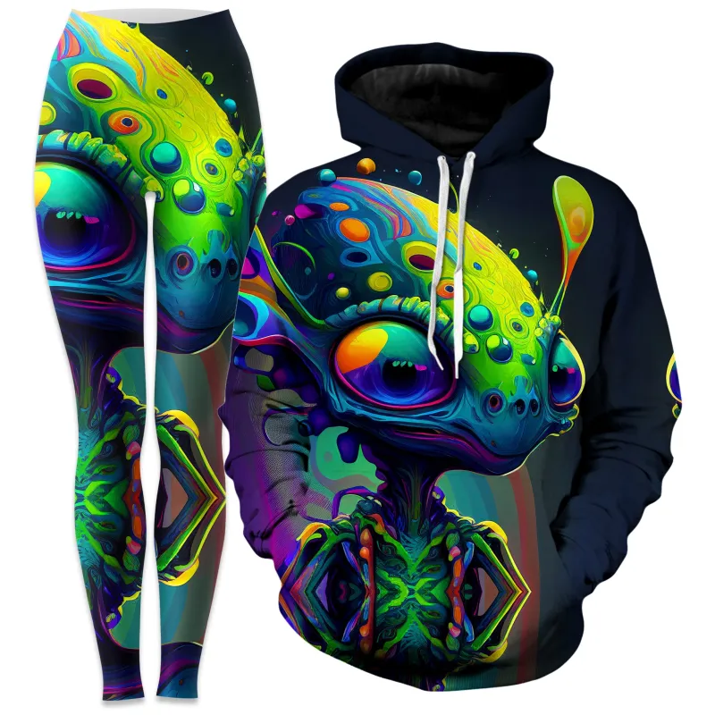 Friendly Visitors Hoodie and Leggings Combo sold by iEDM