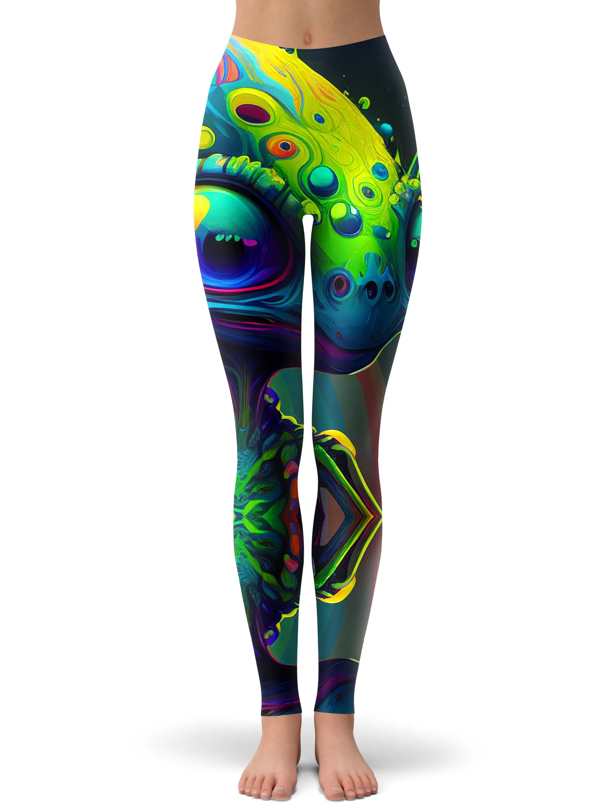 Friendly Visitors Crop Top and Leggings Combo sold by iEDM product image thumbnail 3