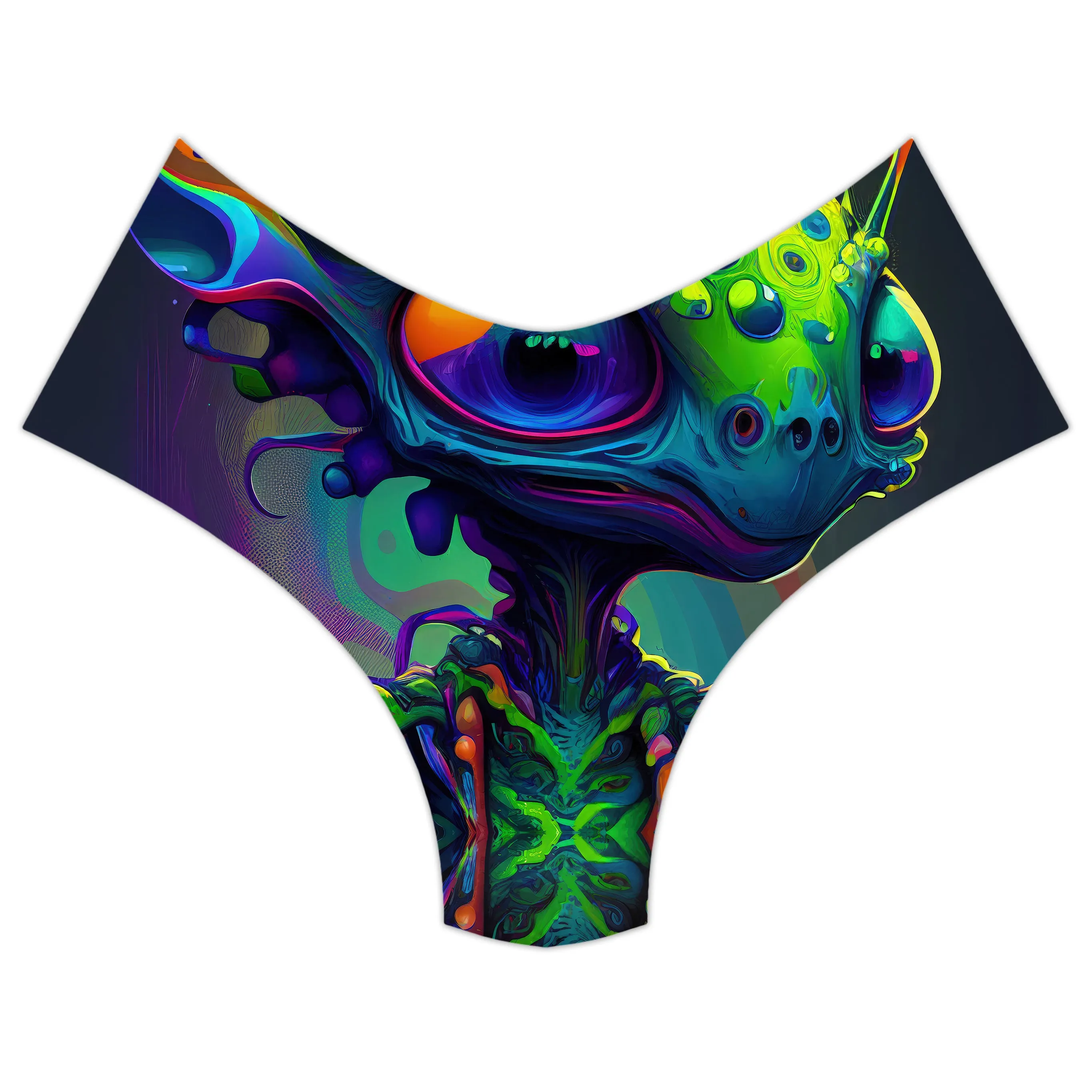 Friendly Visitors Crop Top and Booty Shorts Combo sold by iEDM product image thumbnail 3