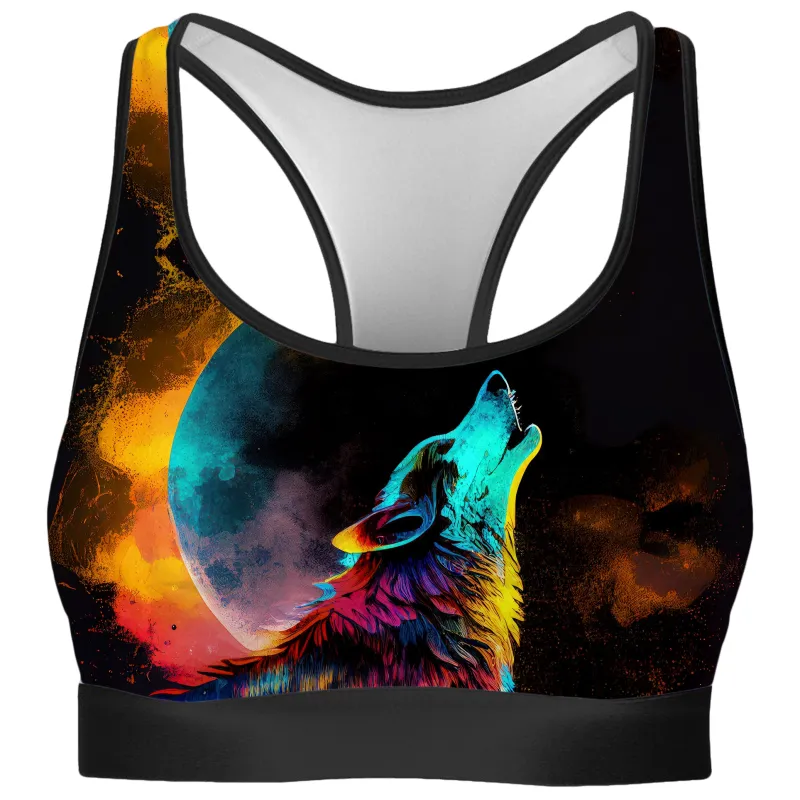 Spirit Wolf Rave Bra sold by iEDM