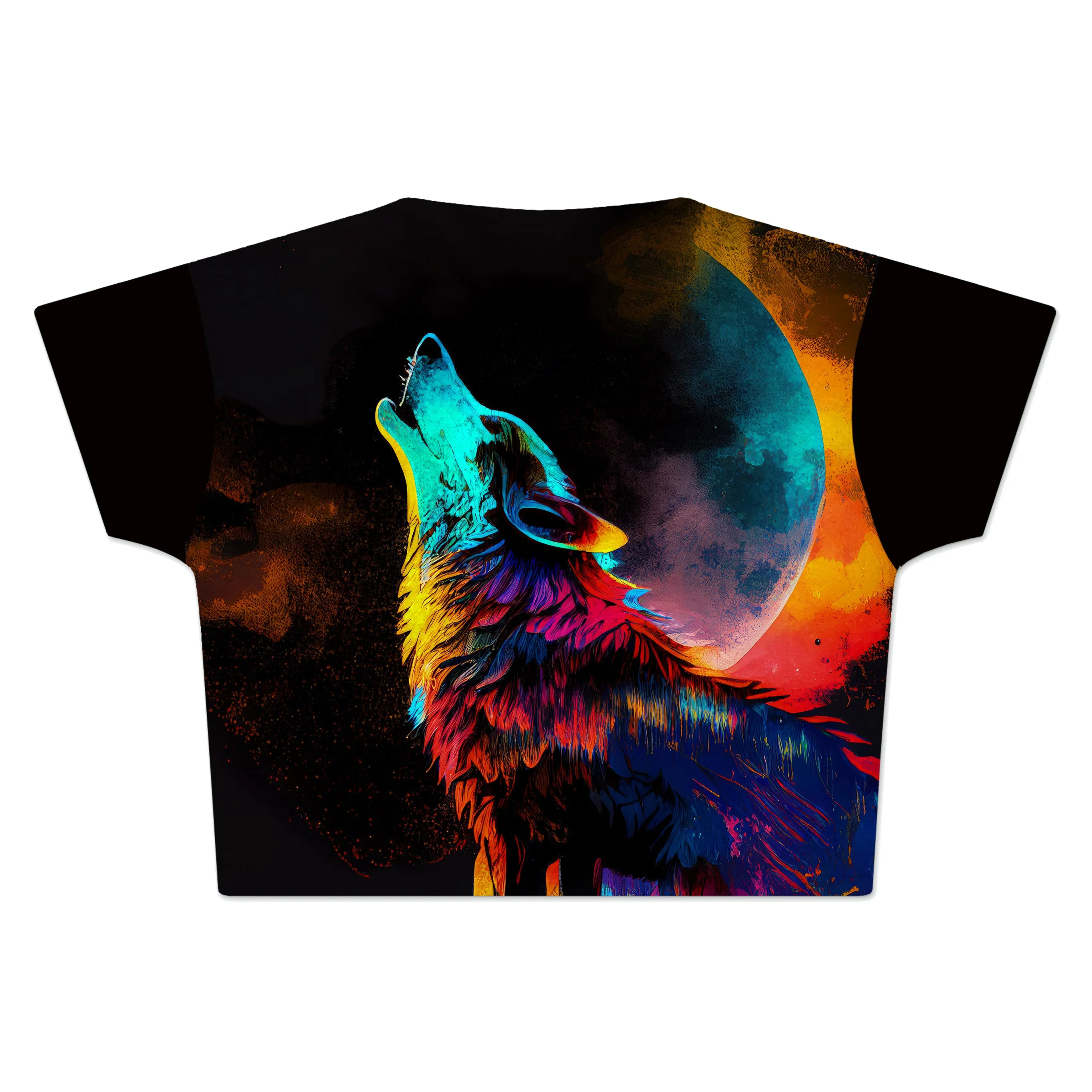 Spirit Wolf Crop Tee sold by iEDM product image thumbnail 2