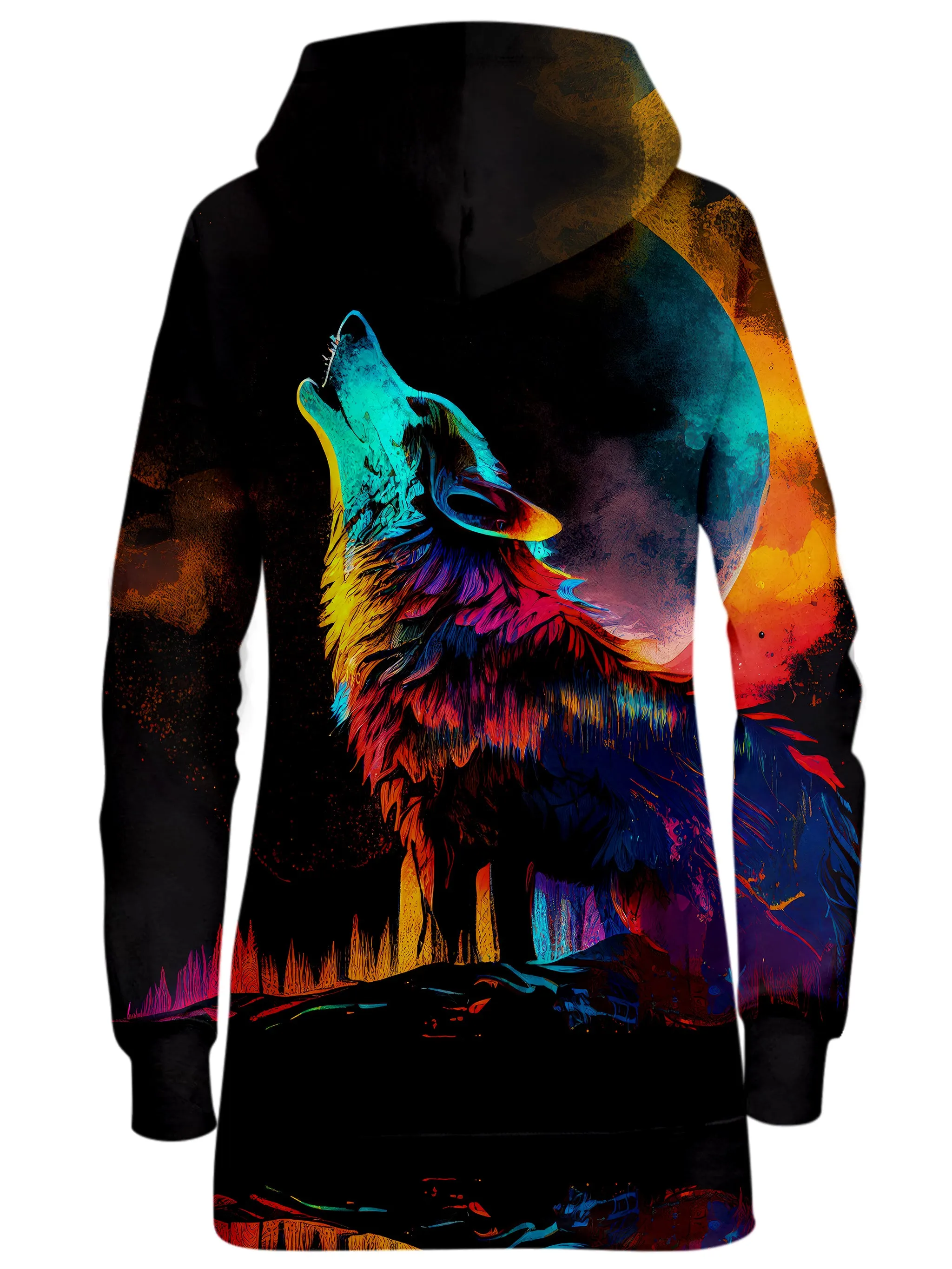 Spirit Wolf Hoodie Dress sold by iEDM product image thumbnail 2