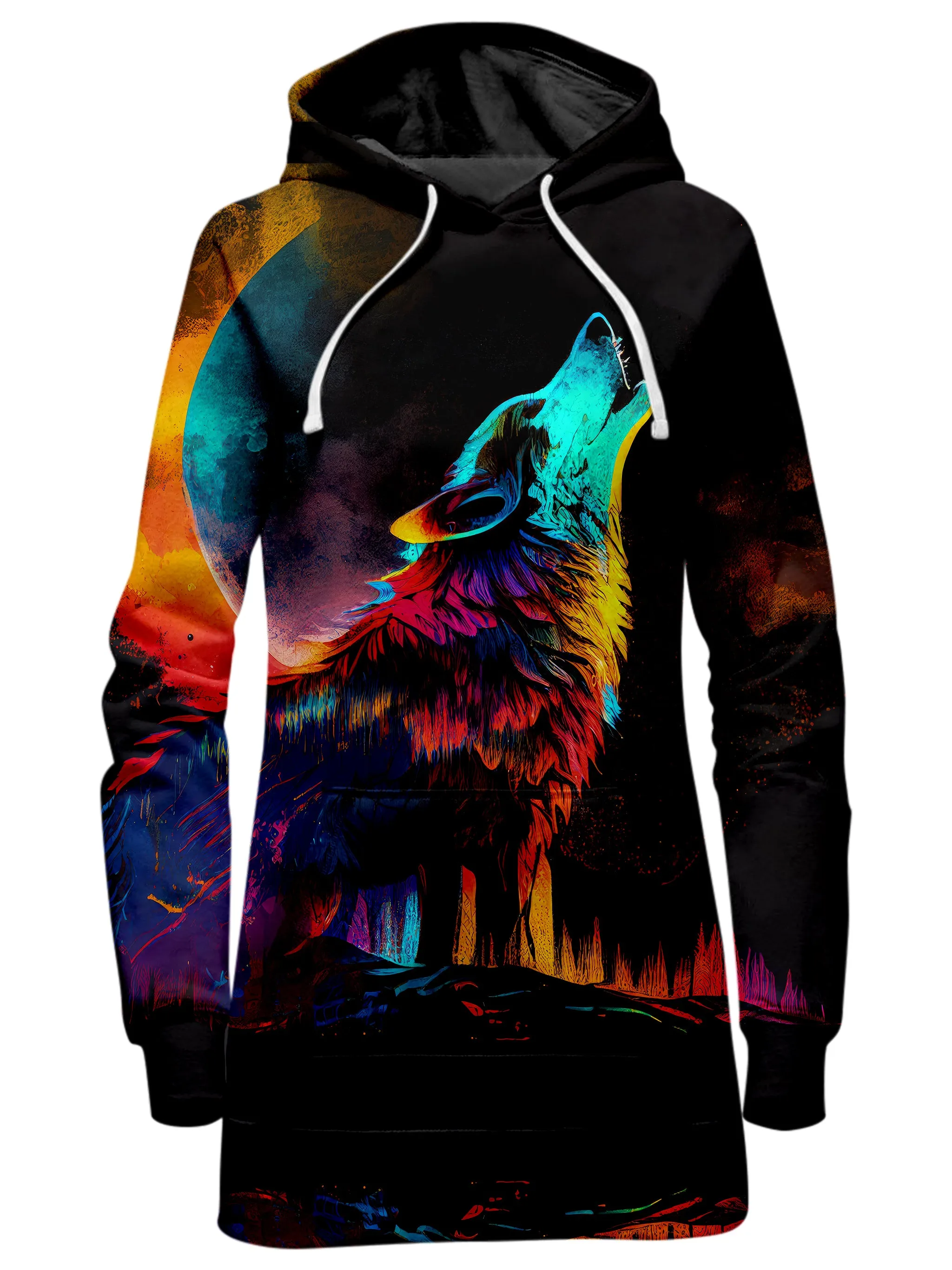 Spirit Wolf Hoodie Dress sold by iEDM