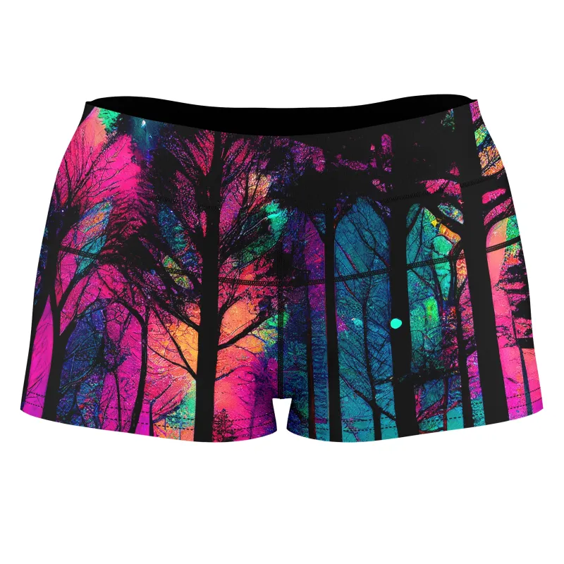 Psilo Woods High-Waisted Women's Shorts sold by iEDM