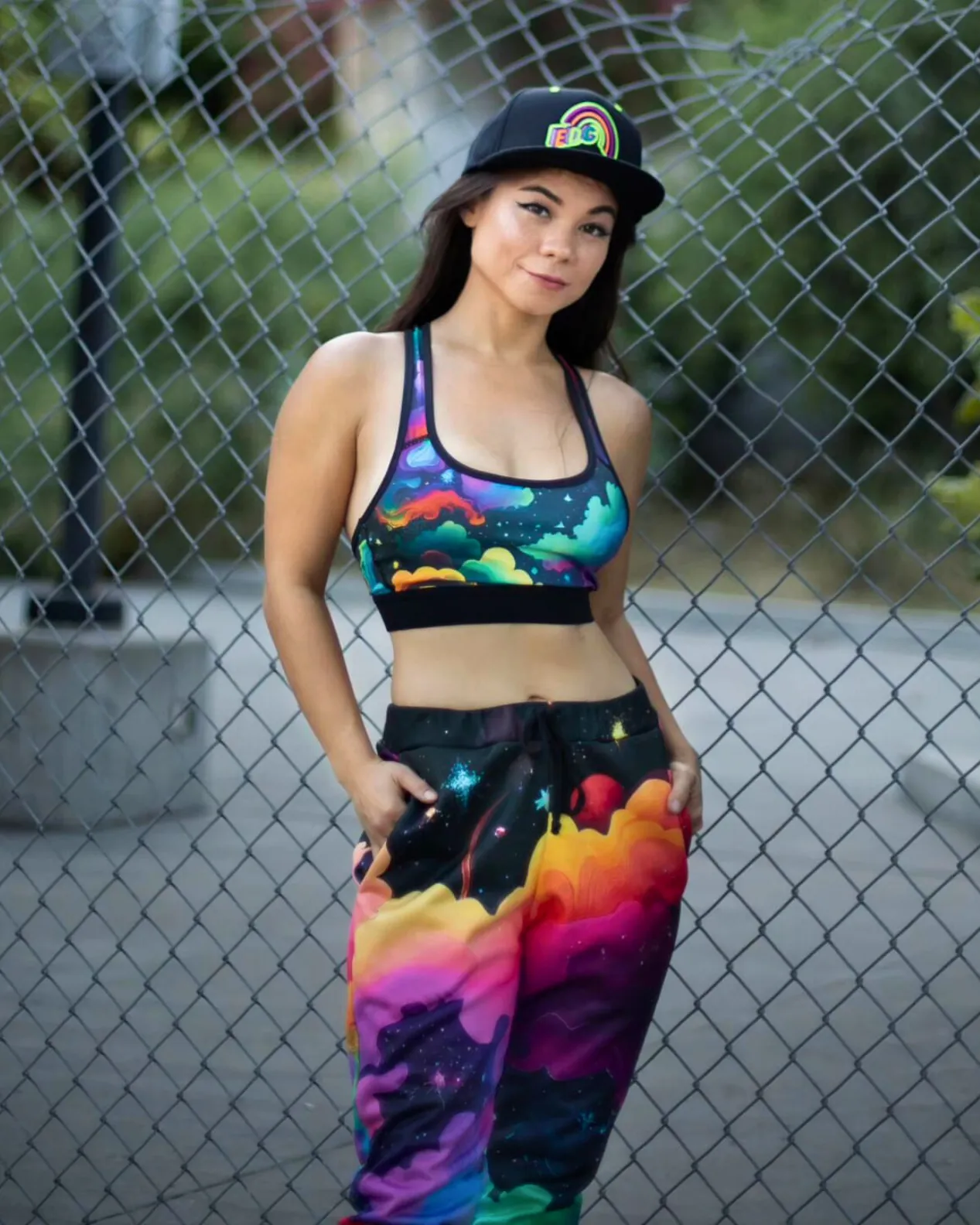 Over the Horizon Rave Bra sold by iEDM product image thumbnail 3