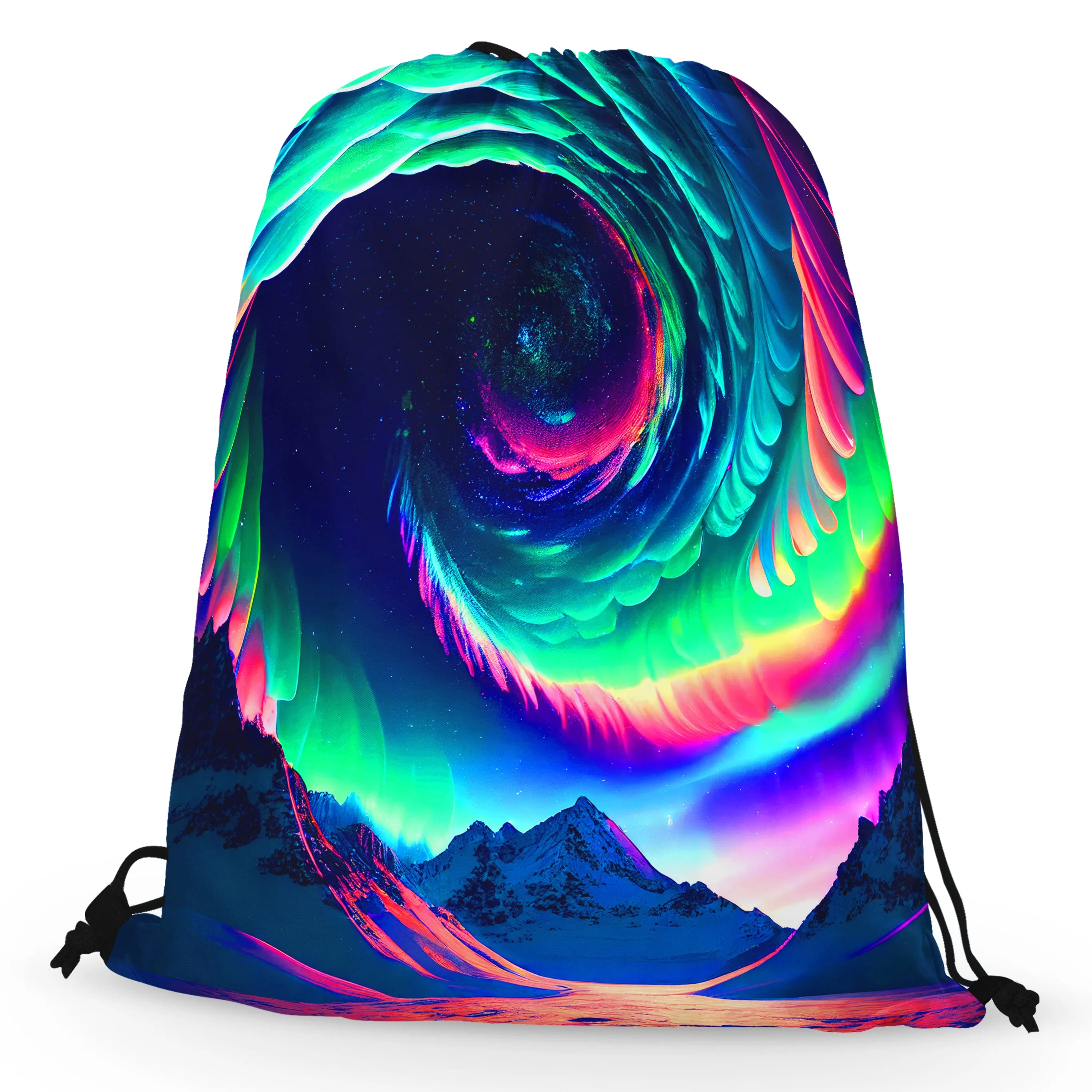 Northern Lights II Drawstring Bag sold by iEDM product image thumbnail 2
