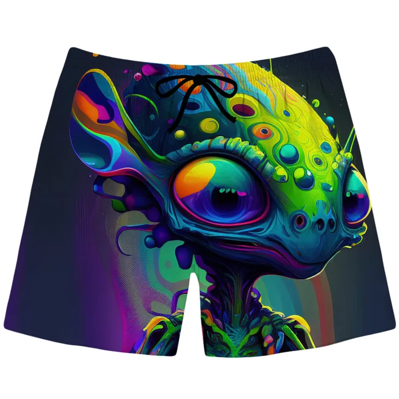Friendly Visitors Swim Trunks sold by iEDM