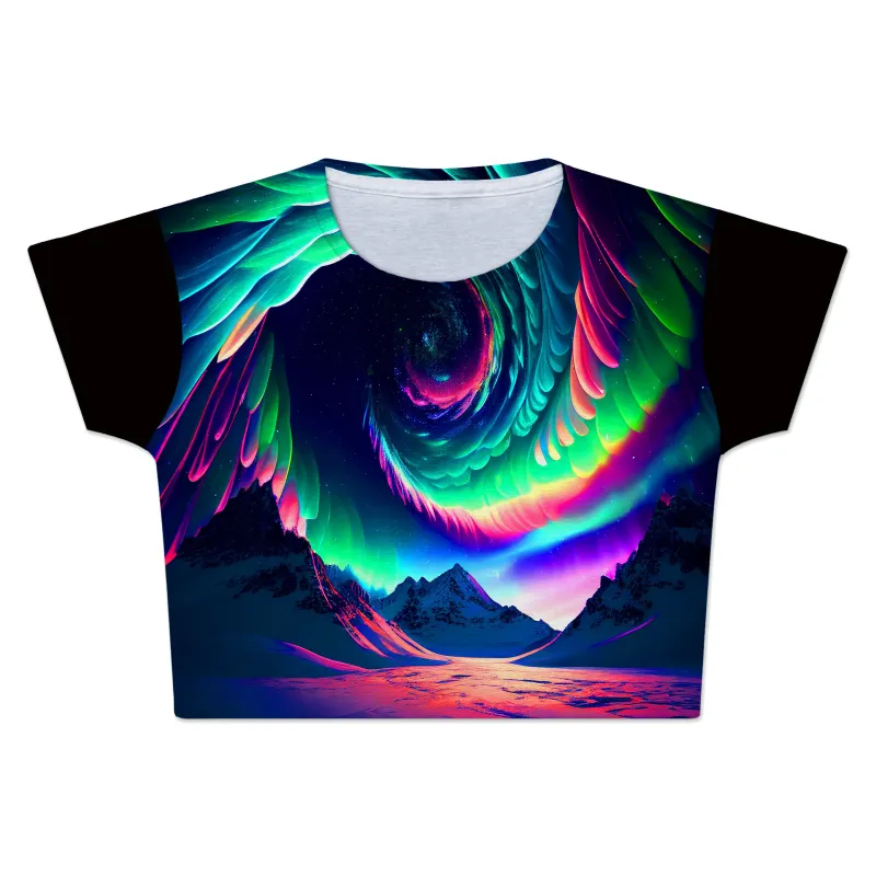 Northern Lights II Crop Tee sold by iEDM