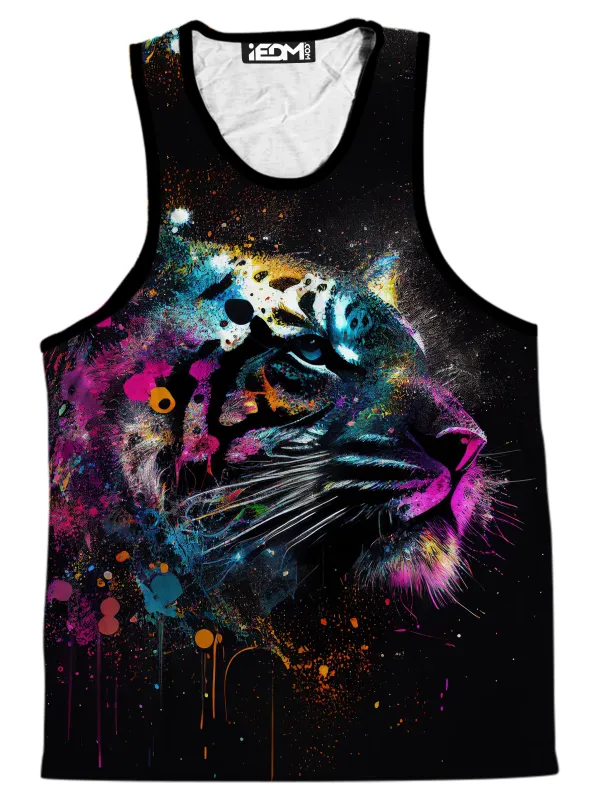 Galactic Tiger Men's Tank sold by iEDM